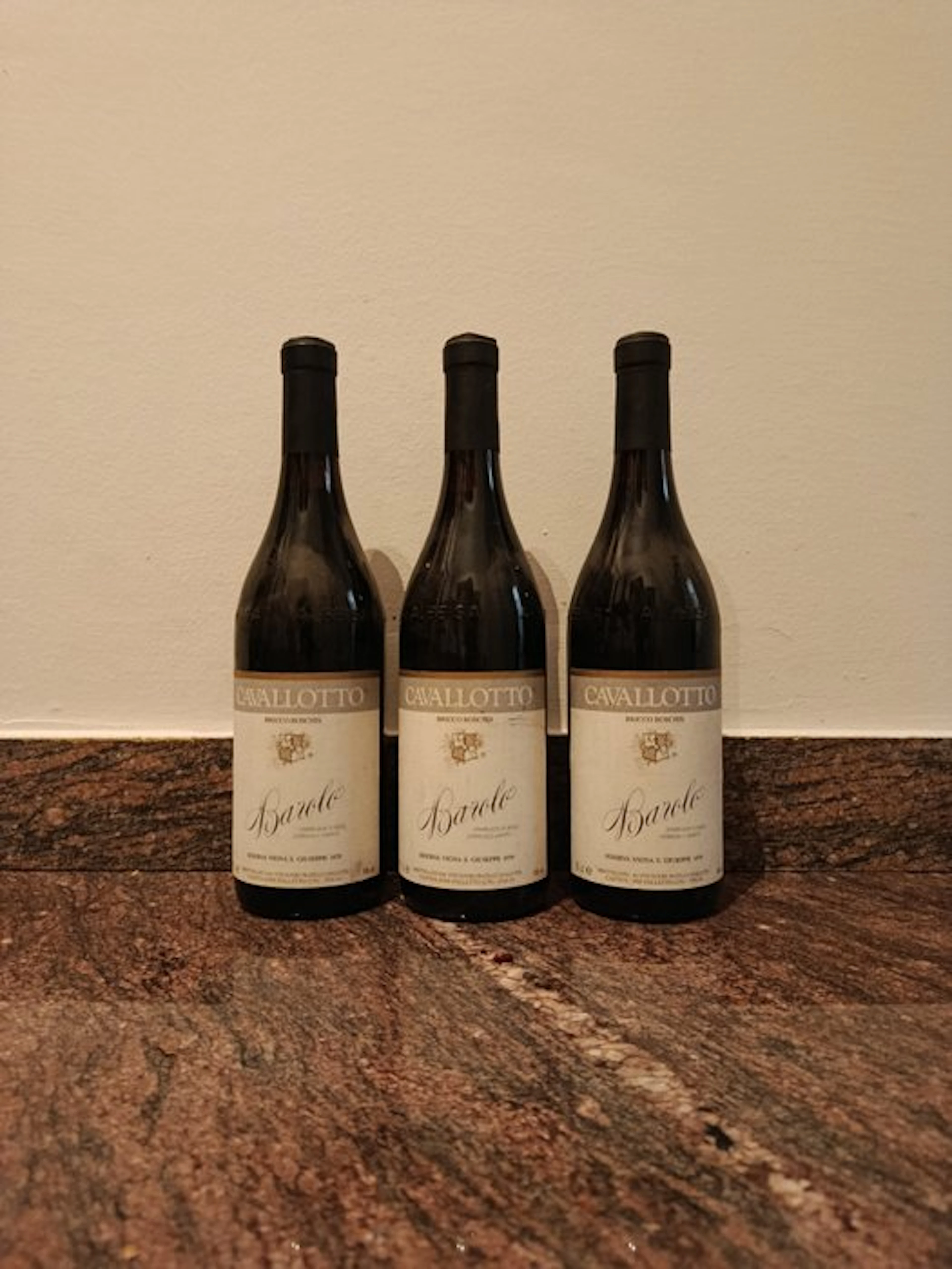 1979 Cavallotto Vigna San Giuseppe - Barolo Riserva - 3 Bottles (0.75L)