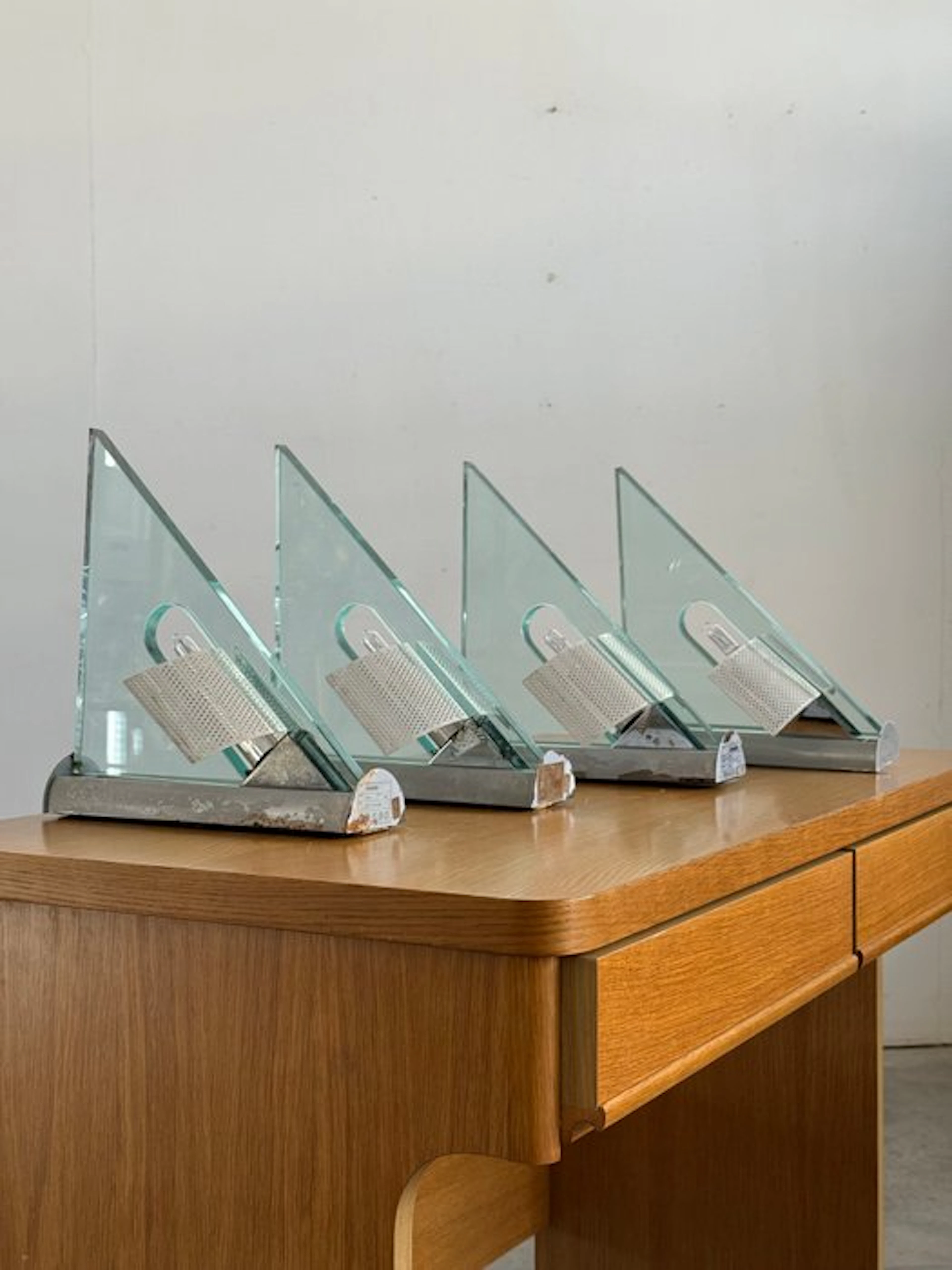 Artemide - Carlo Forcolini - Wall sconce (4) - Icaro - Glass, Metal