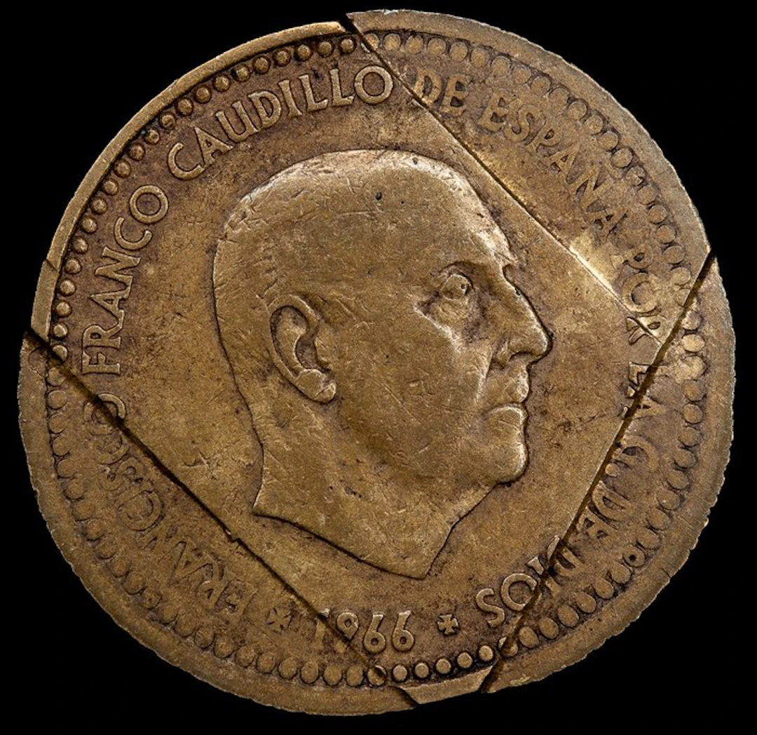 Spain. 1 Peseta 1966 - Error (No reserve price)