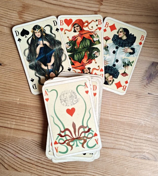 Otto Tragy - Playing cards - Jugendstil Whist Spielkarten No. 260 - Paper
