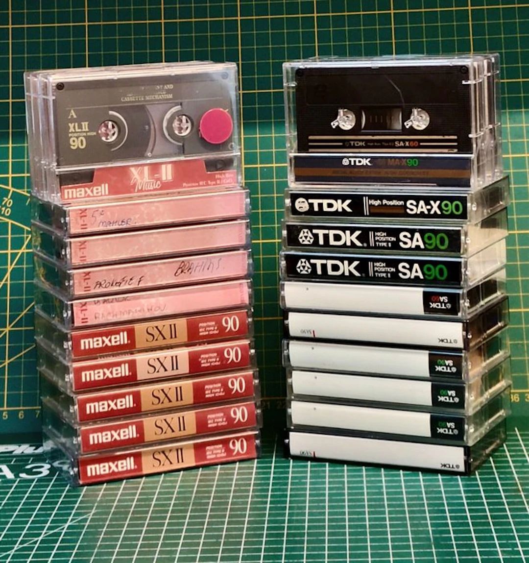 Maxell, TDK - XL II, SA, SA -X, SX -II Blank audio cassette - Multiple models