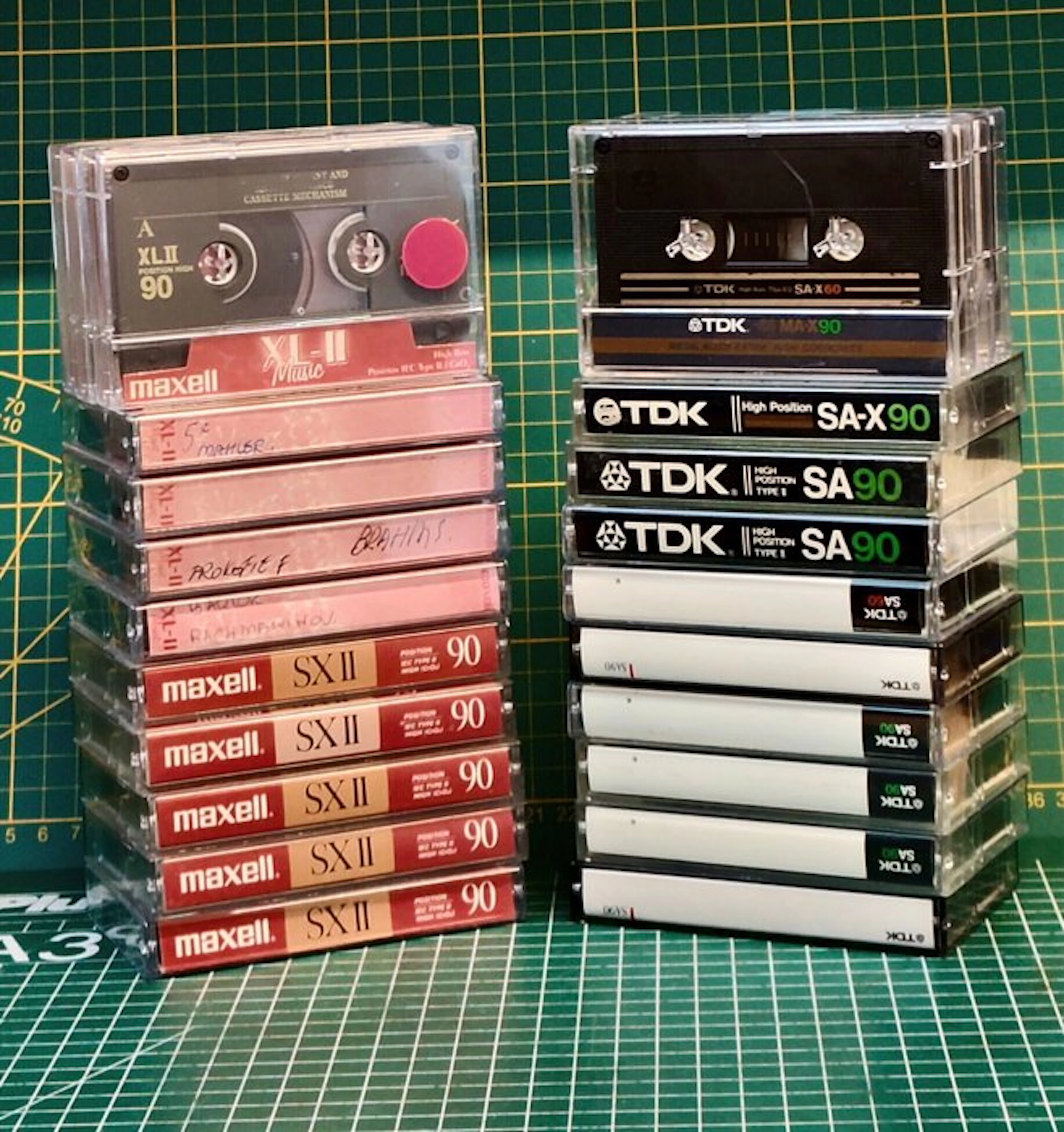 Maxell, TDK - XL II, SA, SA -X, SX -II Blank audio cassette - Multiple models