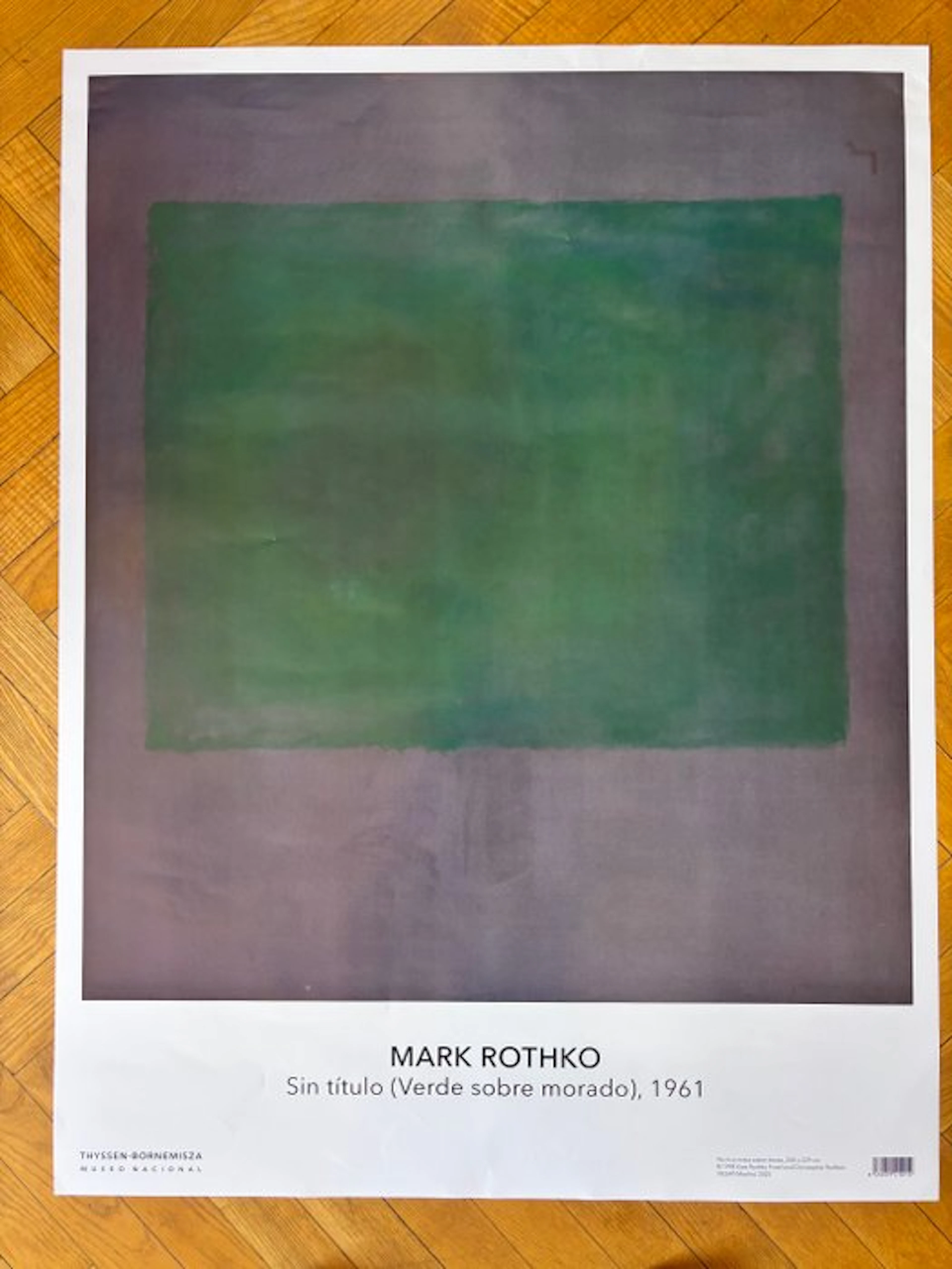 Mark Rothko - Sin título (Verde sobre morado)
