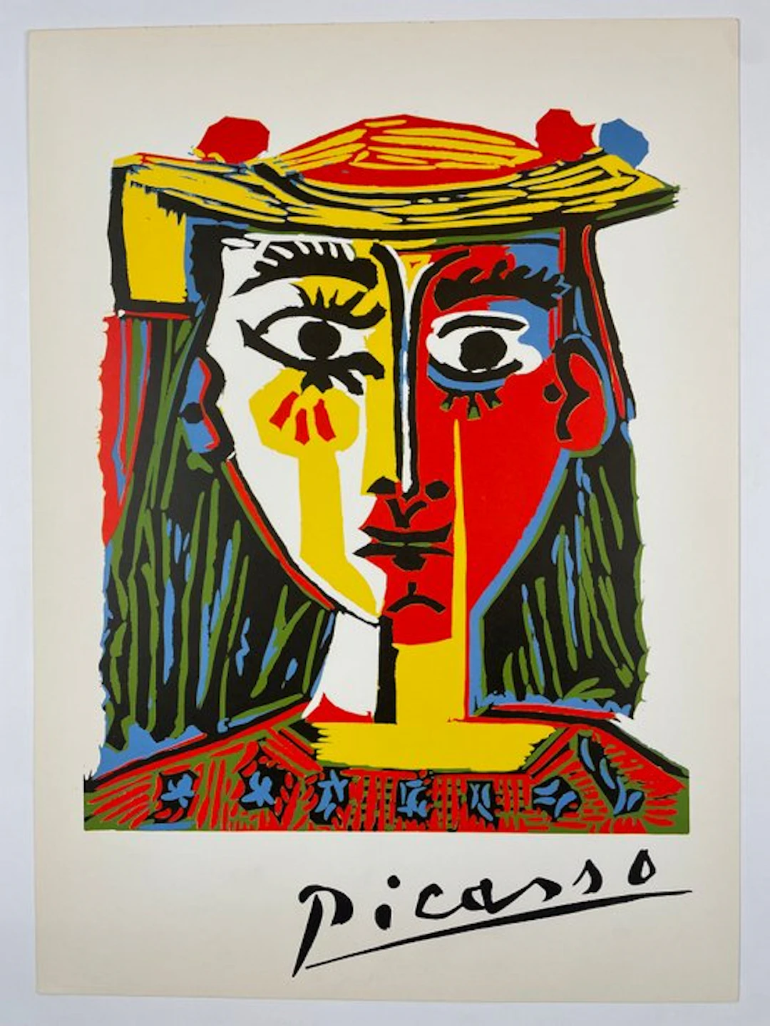 after Picasso - Buste de femme au chapeau 1969 (1962)