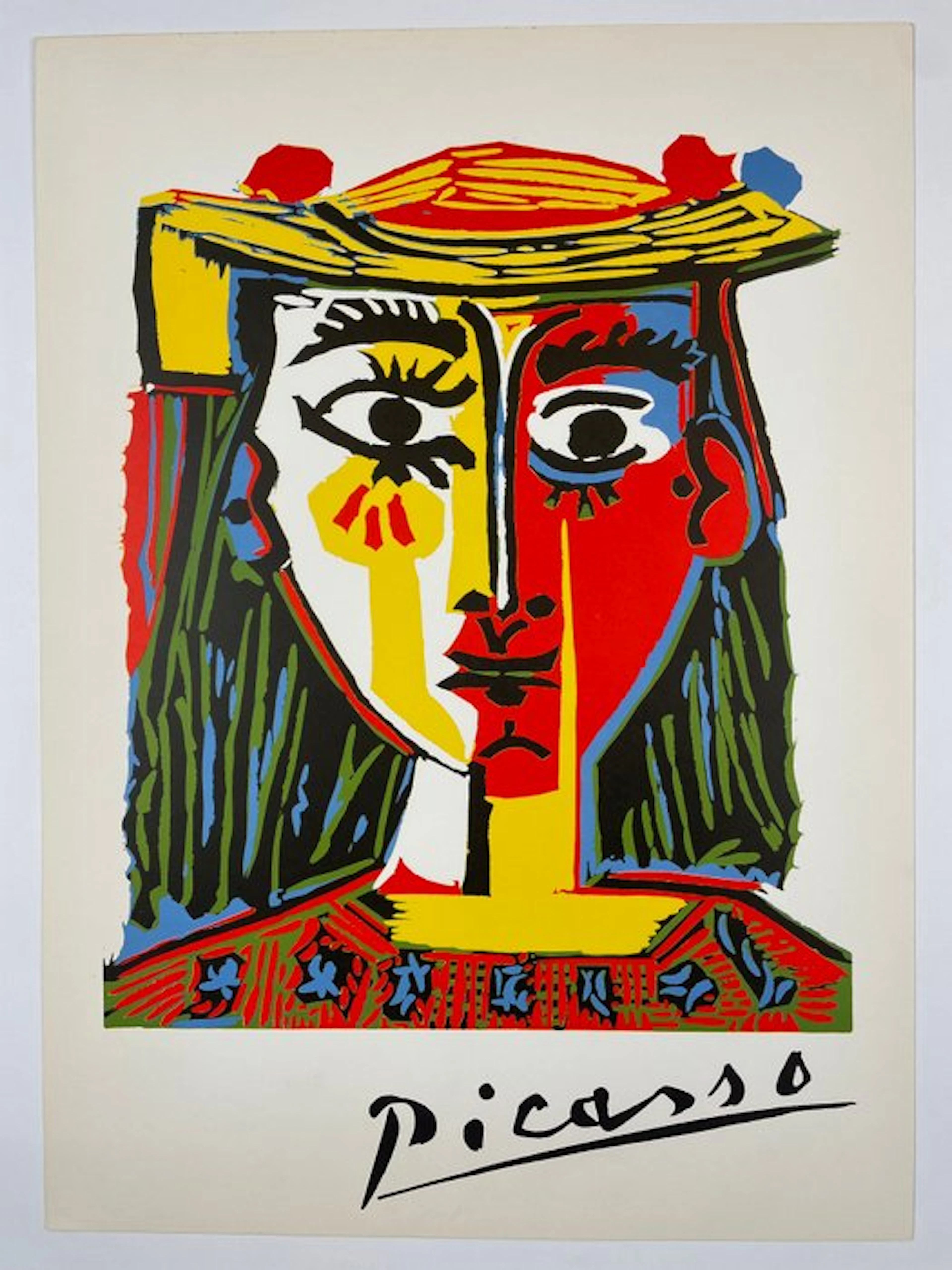 after Picasso - Buste de femme au chapeau 1969 (1962)