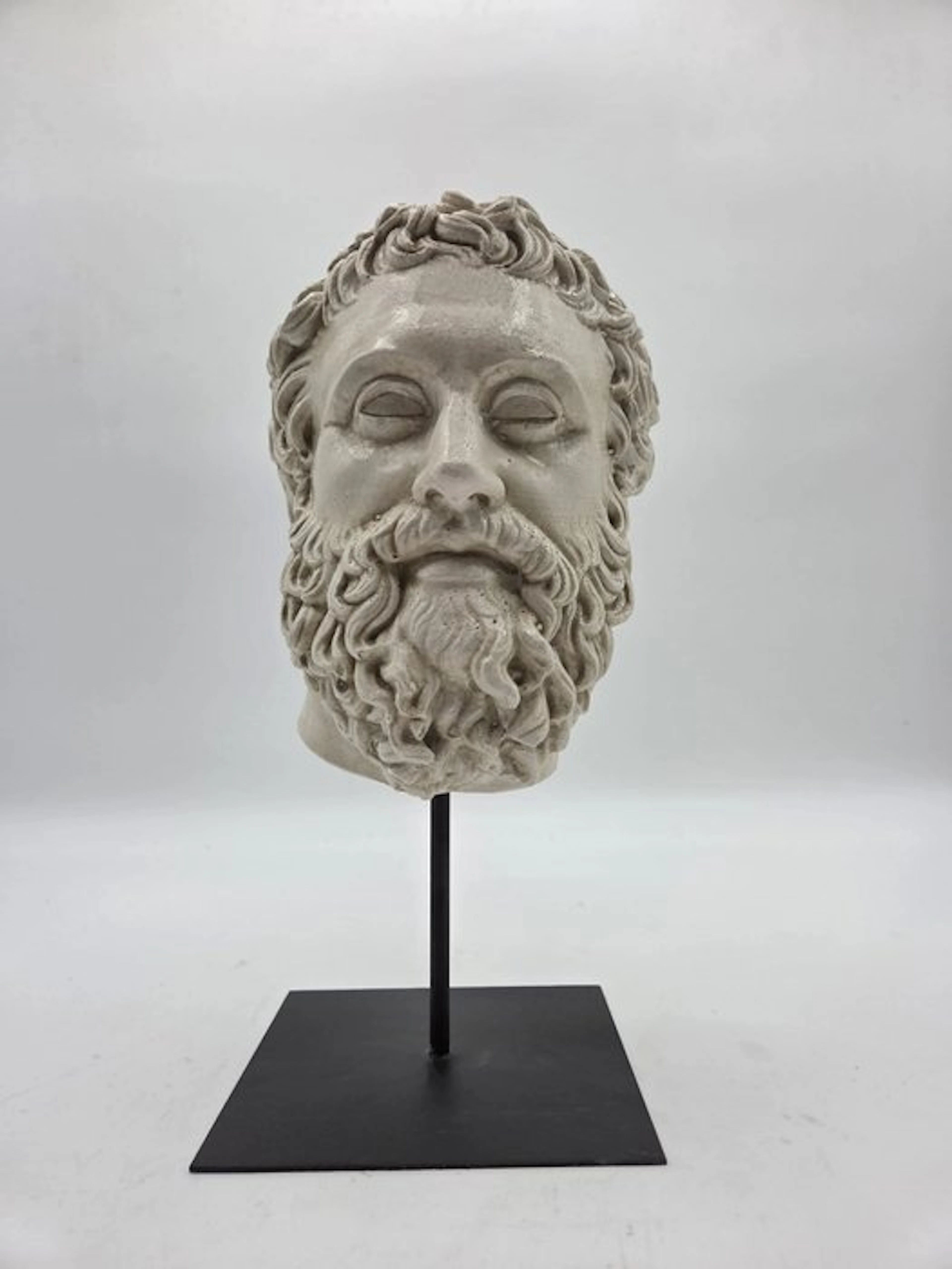 Sculpture, Testa di Marco Aurelio - 33 cm - marble powder
