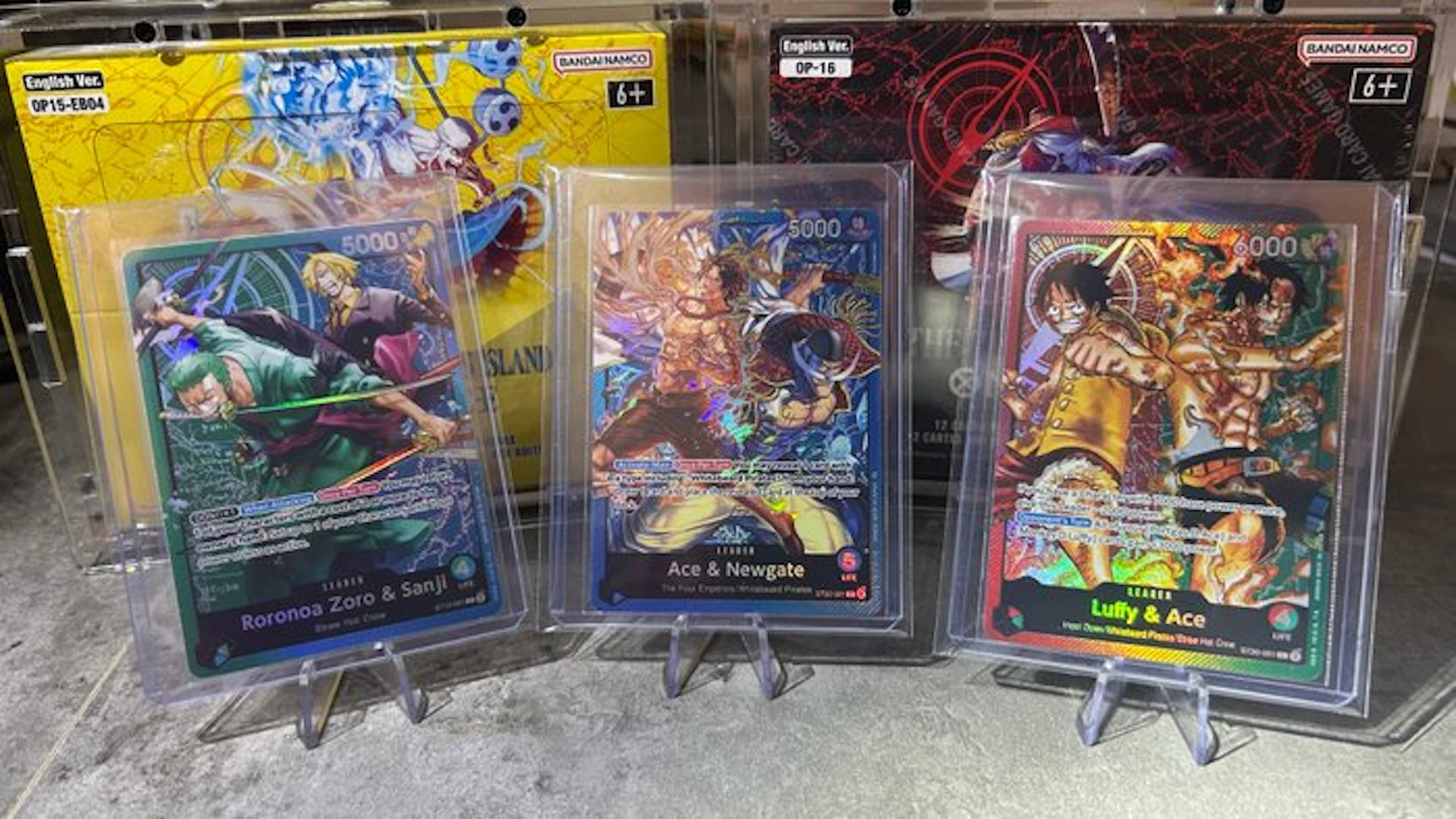 Bandai - 3 Card - One Piece - Monkey D