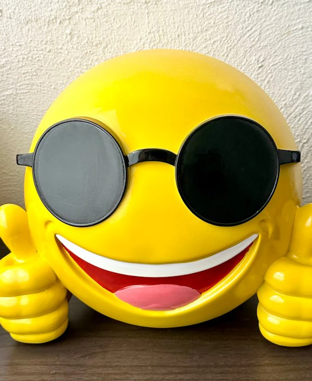 No reserve- Zeer groot Decoratiebeeld “Lachende” emoji...