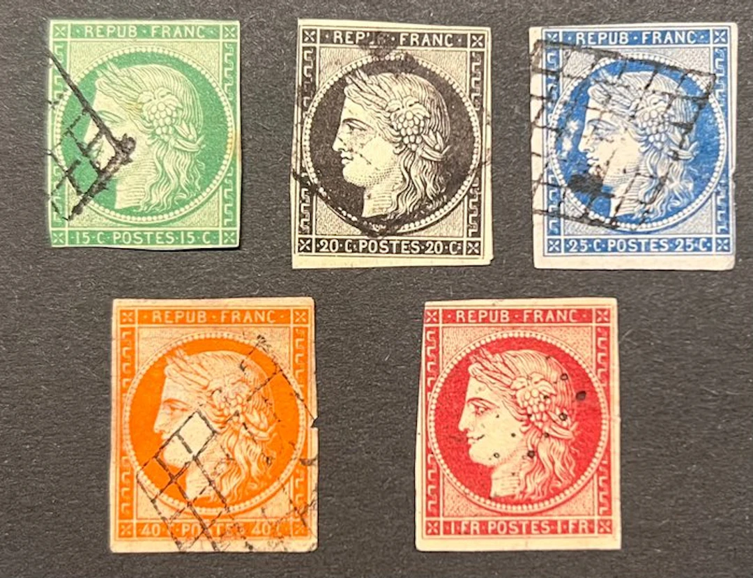 France 1849/1850 - France Classique: first issue of Ceres