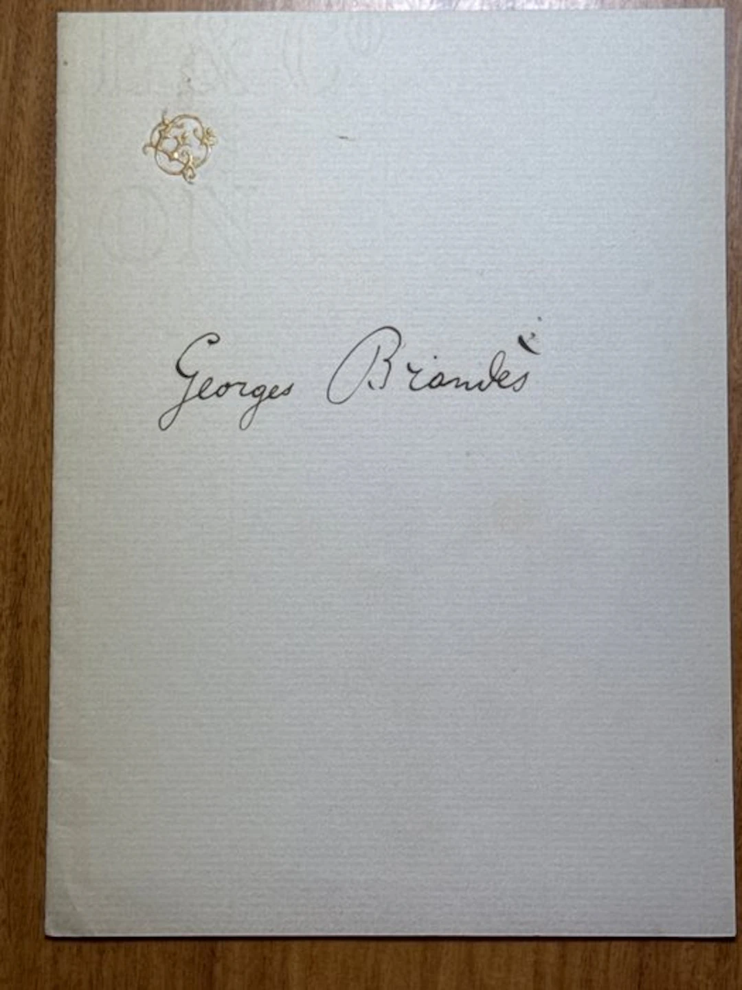 Georg Brandes (1842–1927) influential European literary...