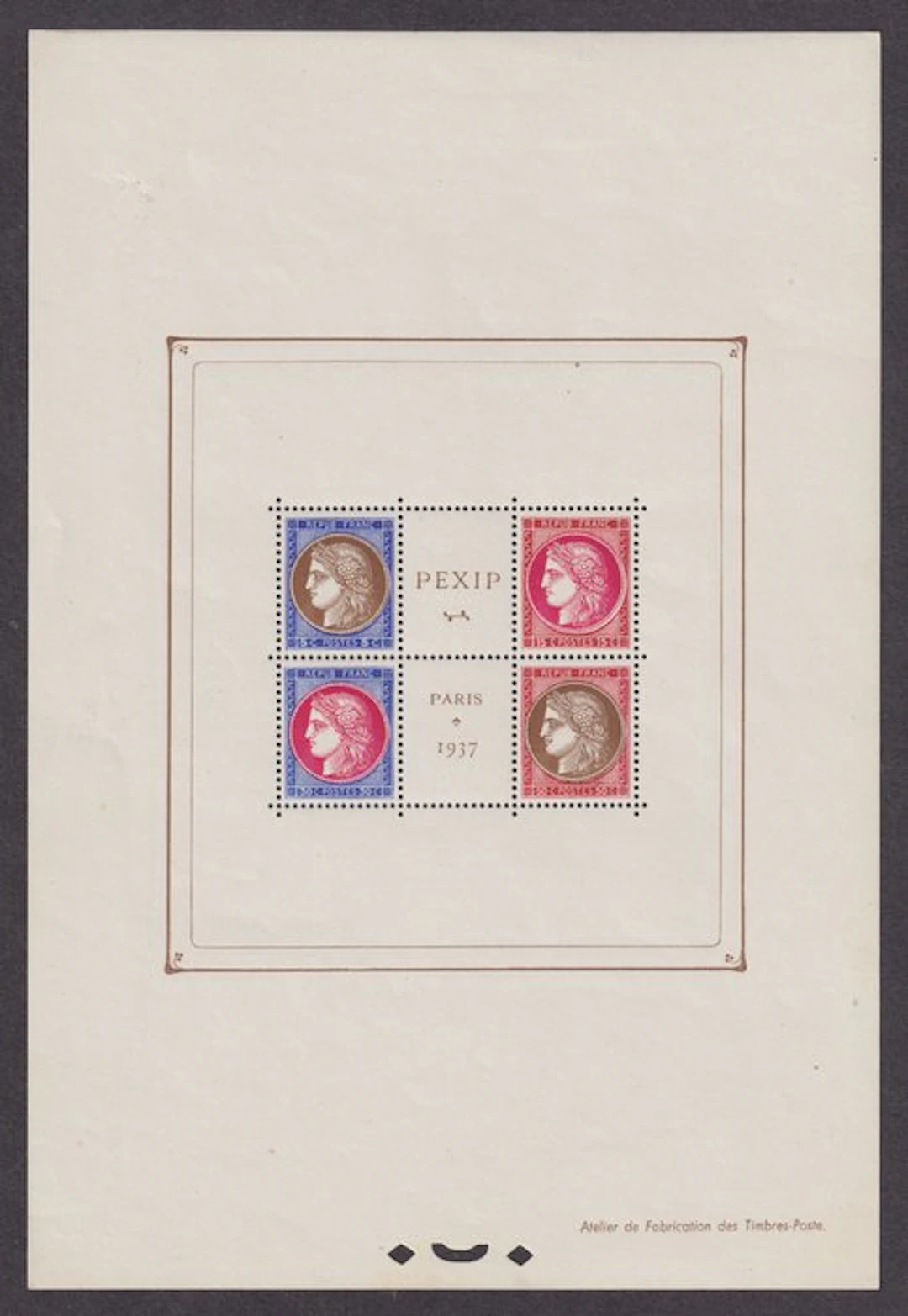 France 1937 - Block of sheets No