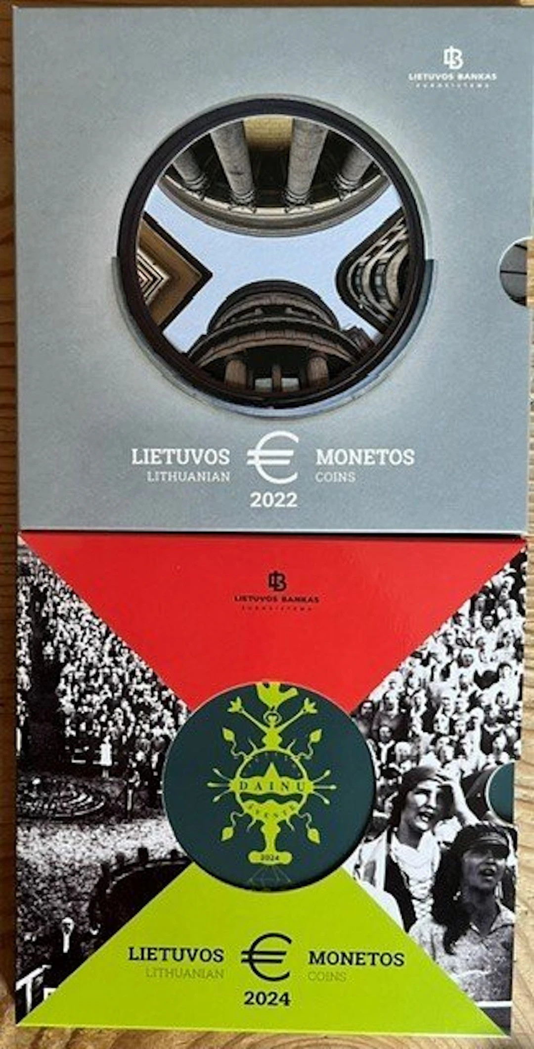 Lithuania. Year Set (BU) 2022/2024 (2 verschillende) (No reserve price)