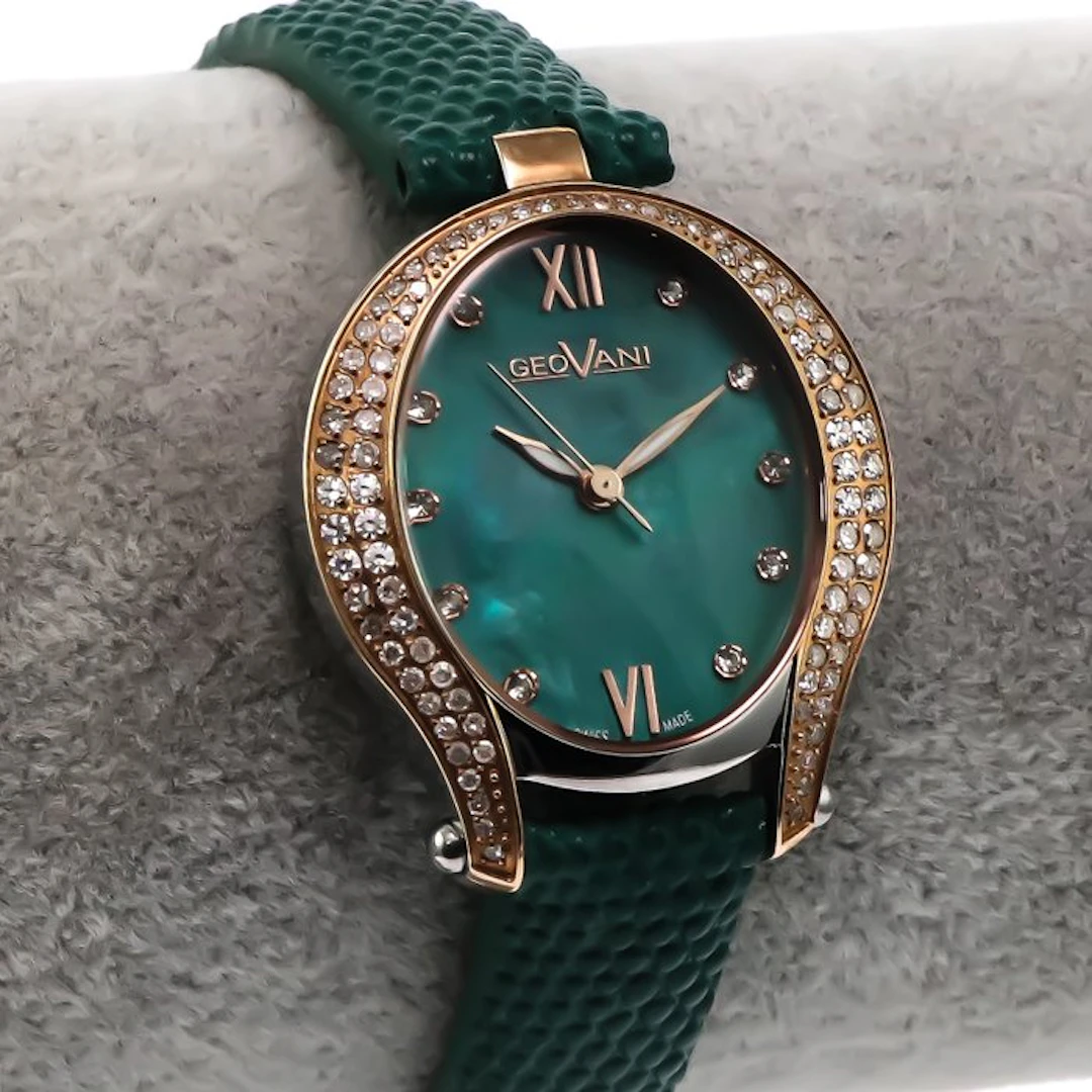 Geovani - Diamond Swiss Watch - GOL590-SRL-DD-12 - No...