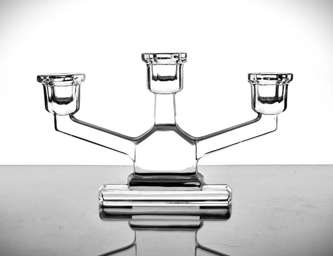 Val Saint Lambert - Candlestick - Crystal
