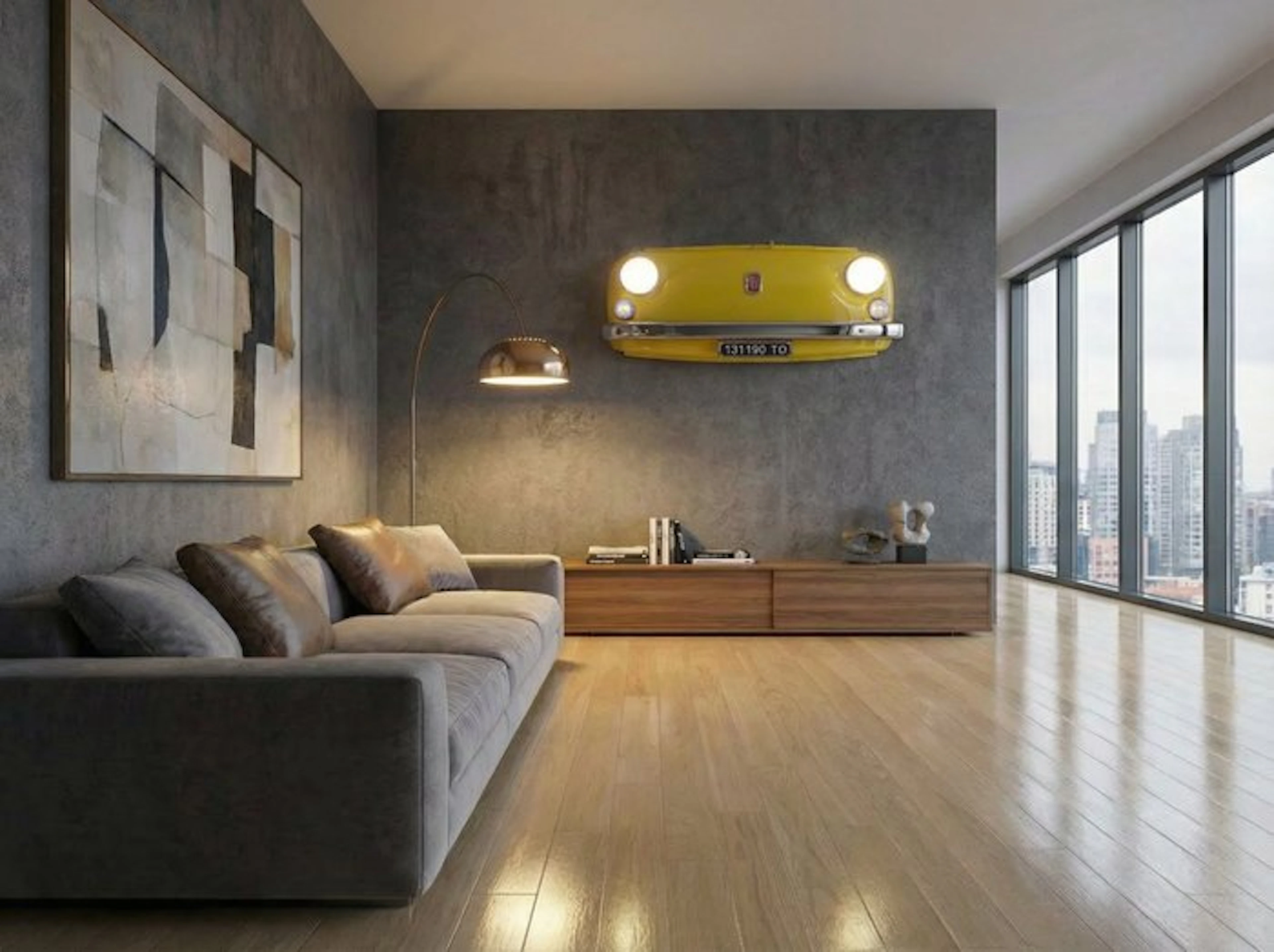 Carbon Design - Lamp - Front Fiat 500L - Metal
