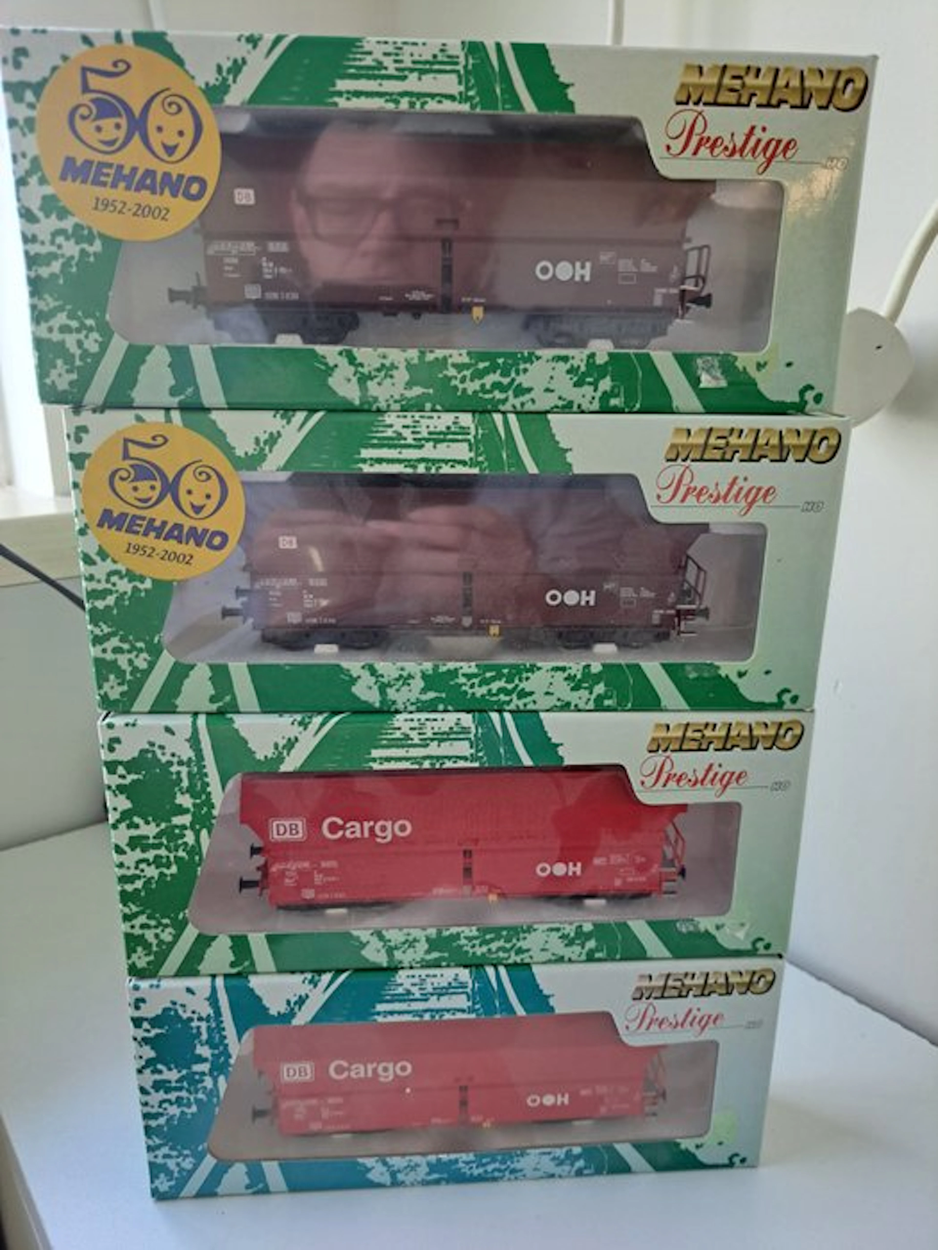 Mehano H0 - T215 - Model train freight carriage (4) - Set...