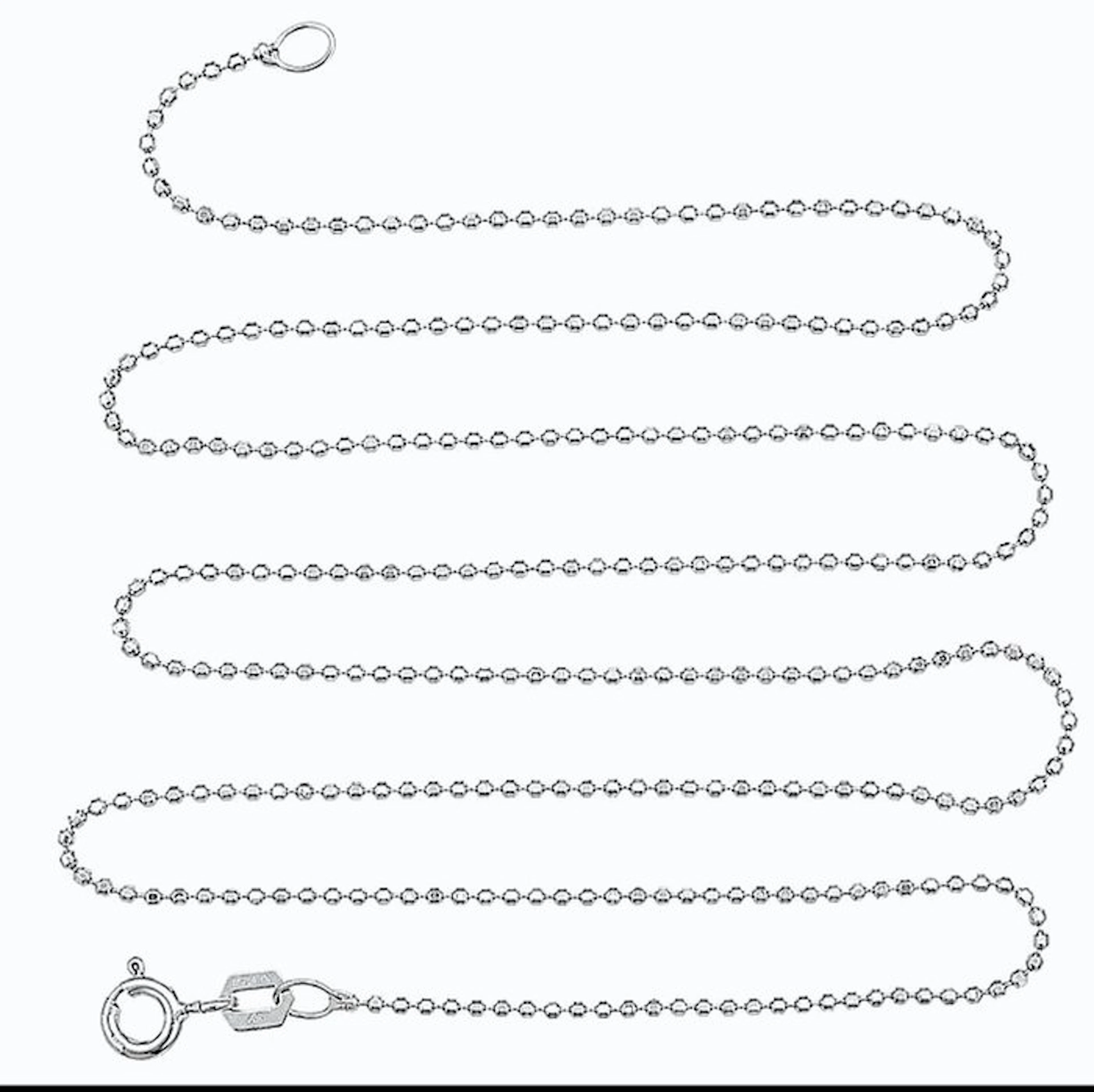 Chain - 18 kt. White gold