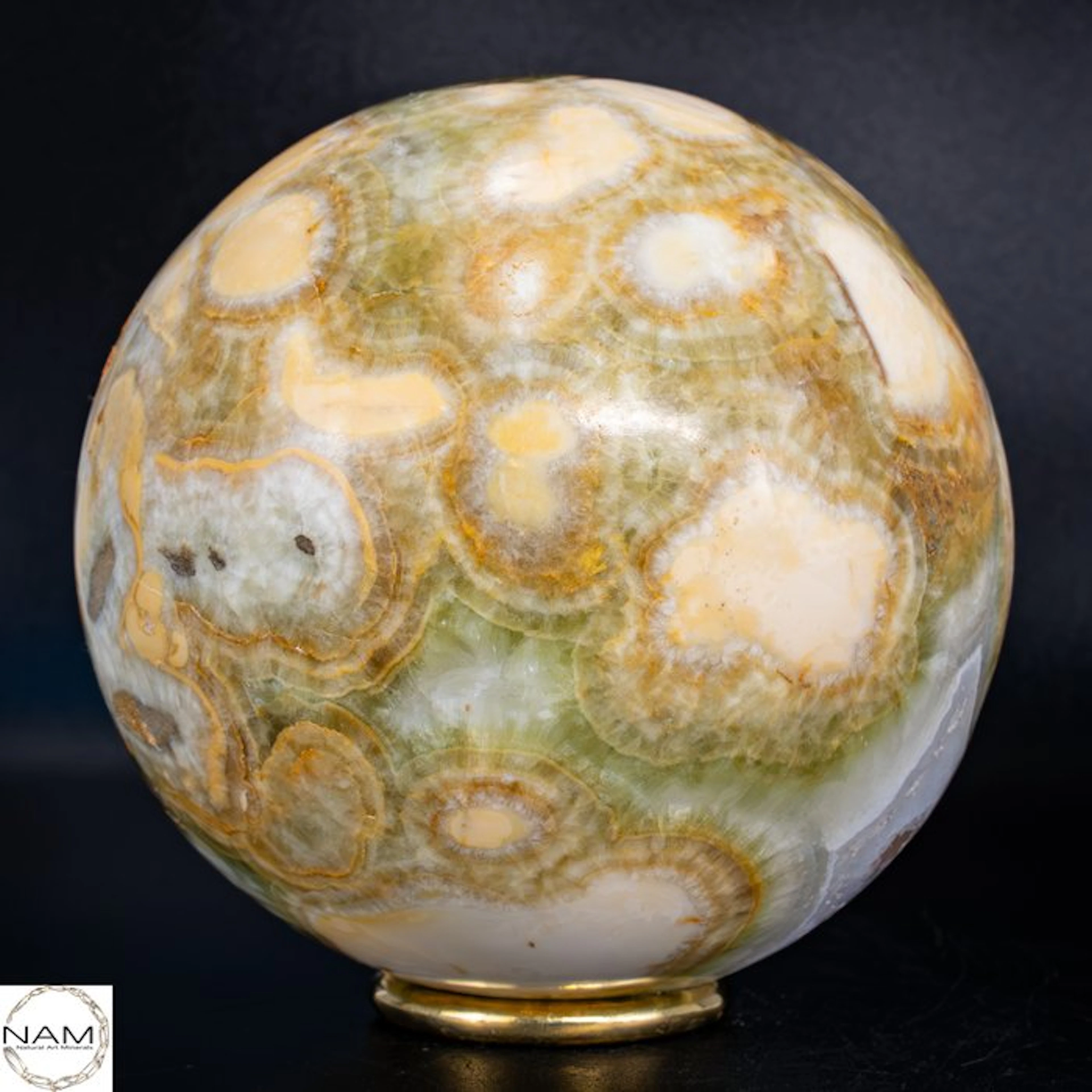 Natural aragonite sphere from Indonesia- 1813.91 g