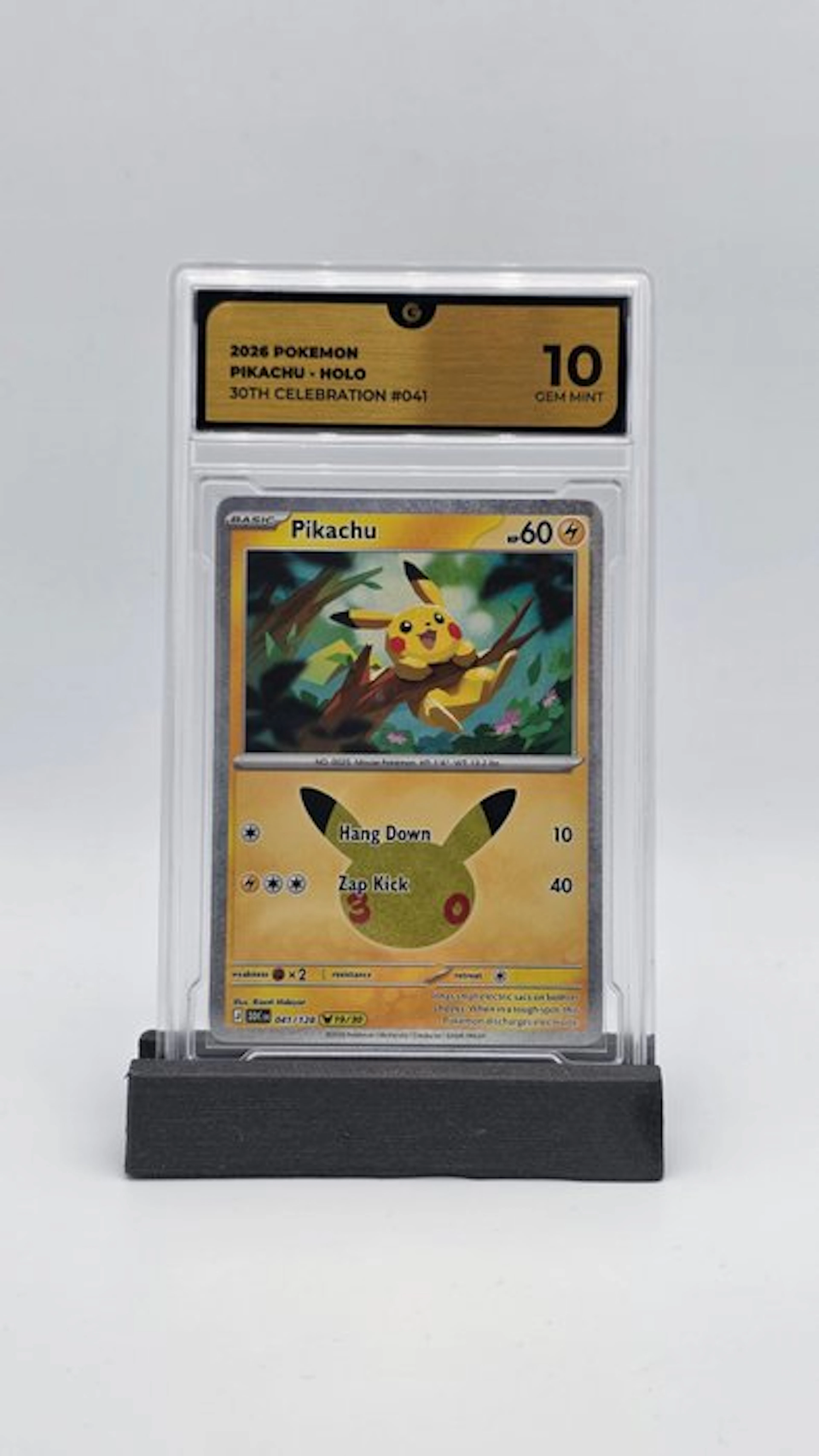 Pokémon - 1 Graded card - Pikachu 041 Holo - GG 10 - Mega Evolution