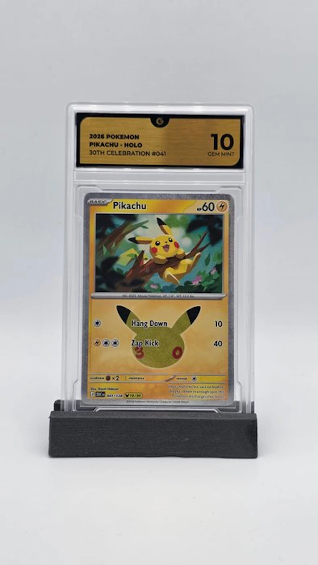 Pokémon - 1 Graded card - Pikachu 041 Holo - GG 10 - Mega Evolution