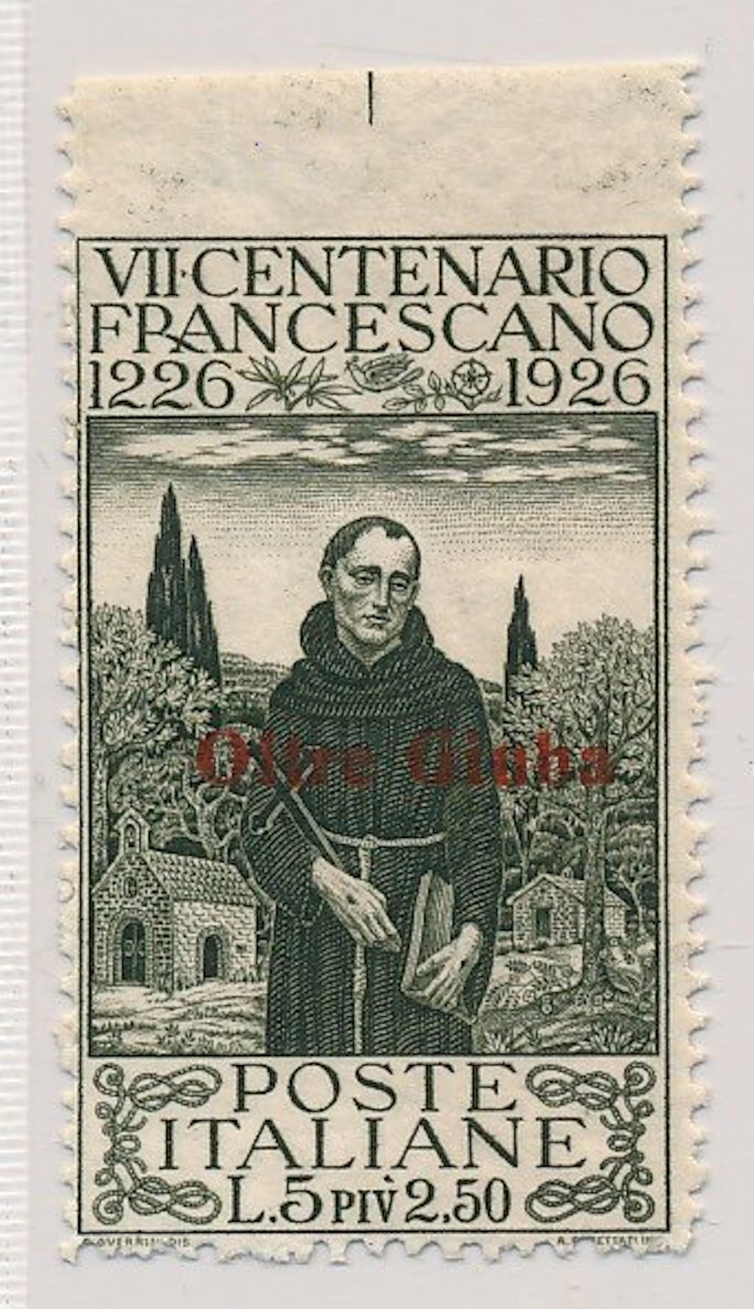 Italian Jubaland 1926 - San Francisco 5 Lire + 2.50 Lire