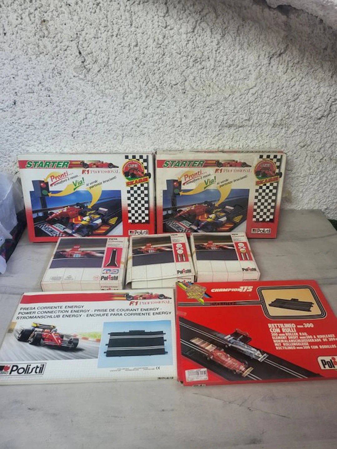 Polistil 1:32 - Model car (6) - Starter con binario a rulli