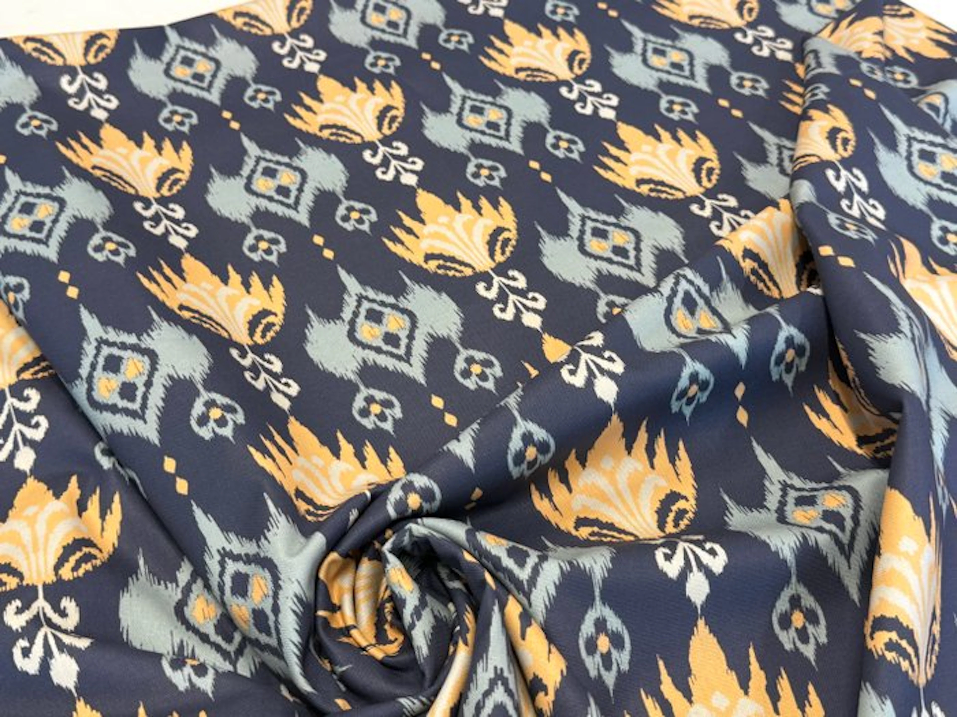 GCFabrics cotton upholstery fabric – Decorative Ikat...
