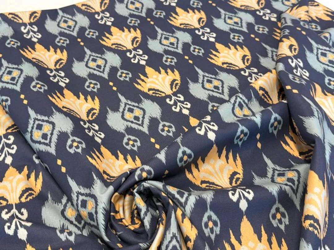 GCFabrics cotton upholstery fabric – Decorative Ikat...