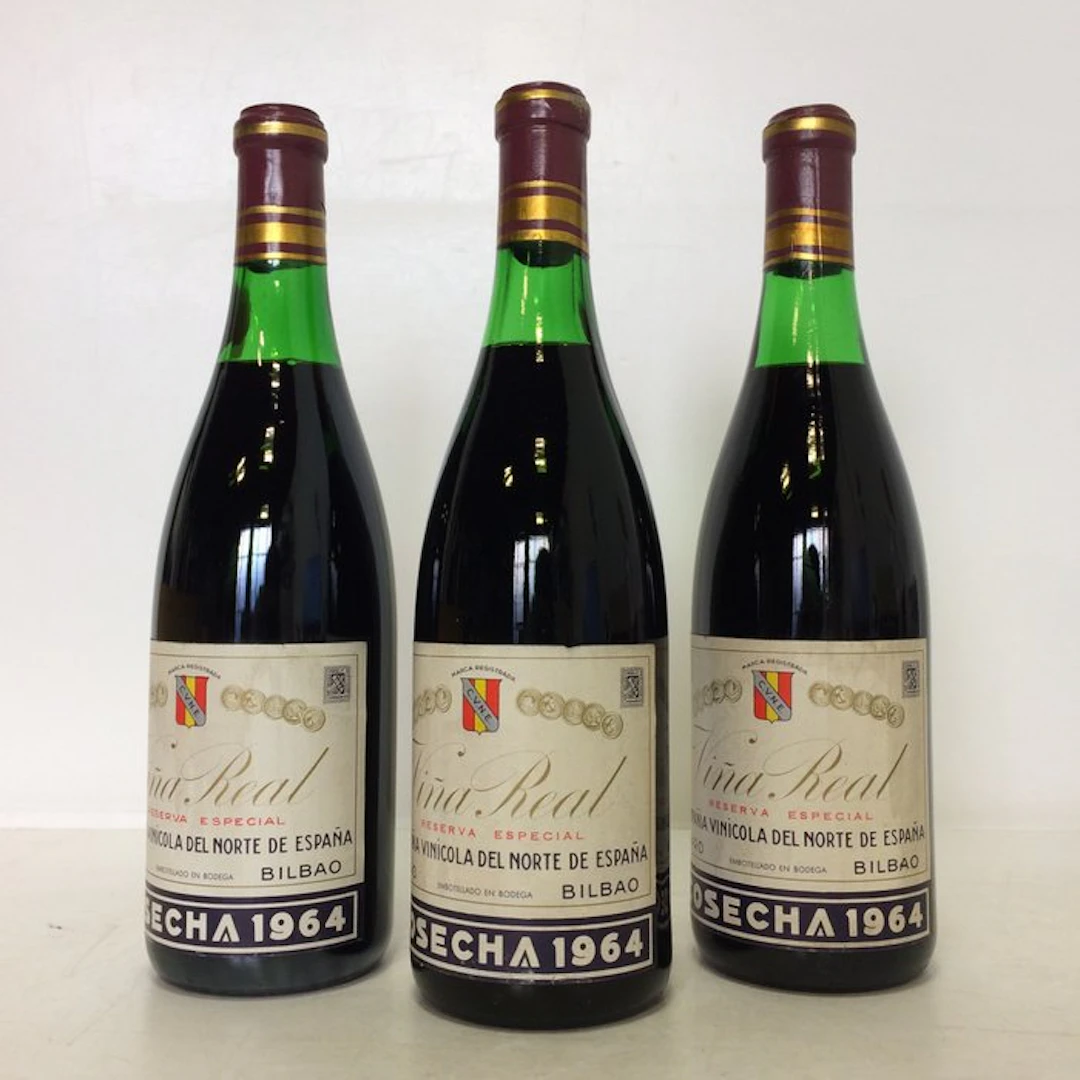 1964 C.V.N.E. Viña Real - Rioja Reserva Especial - 3 Bottles (0.75L)
