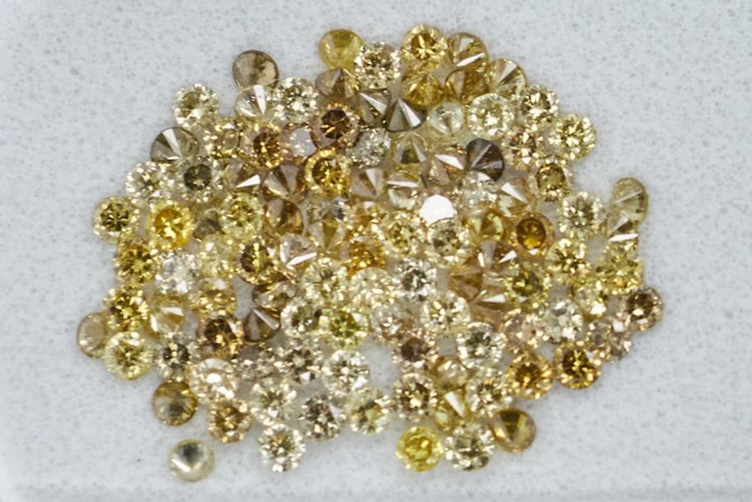 No reserve price - 109 pcs Diamond (Natural) - 0.92 ct - Round - VS1