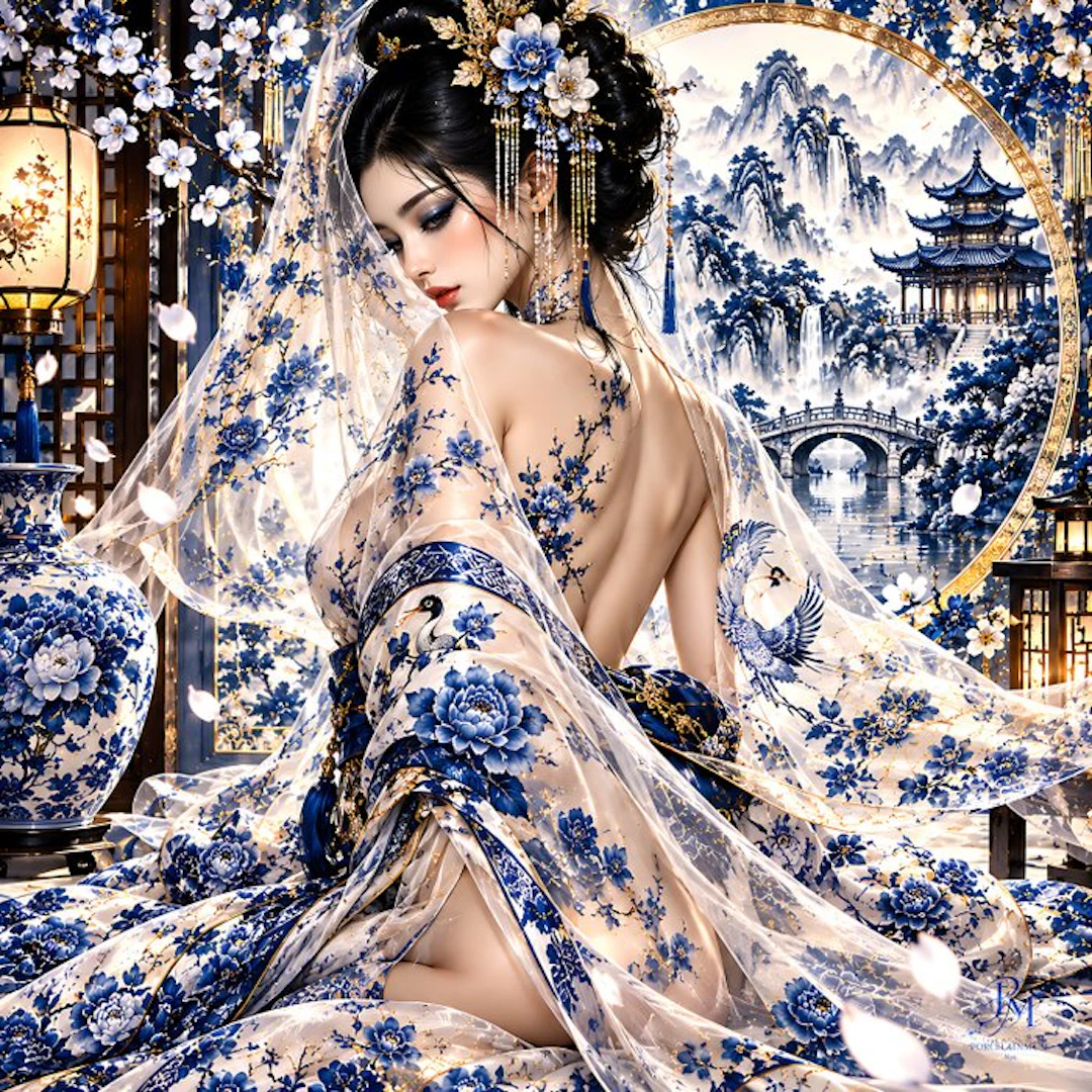 NYX - Porcelain Empress – The Blue Silk Veil