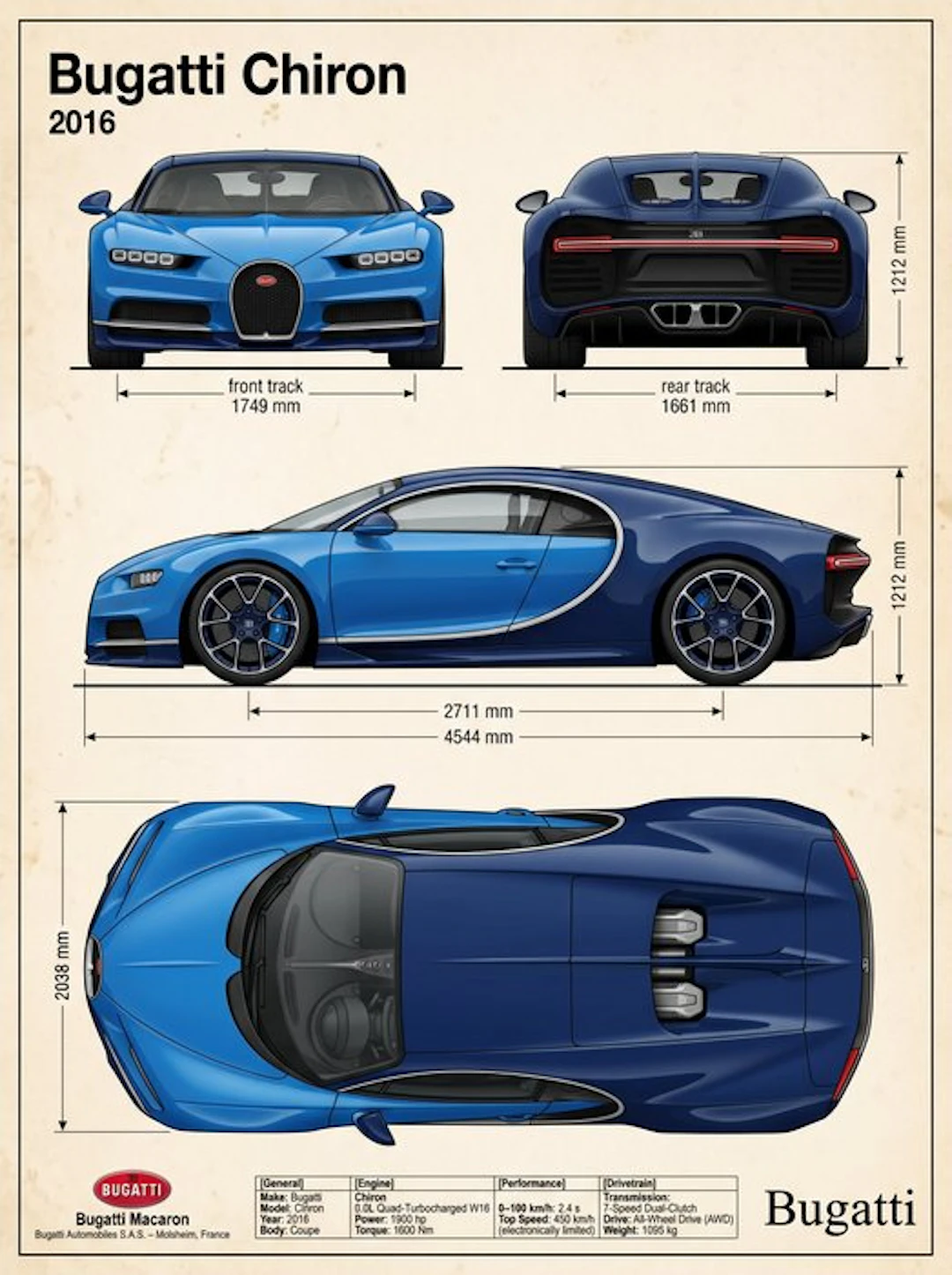 Shmidt.Art - Bugatti - Bugatti Chiron - 2010s