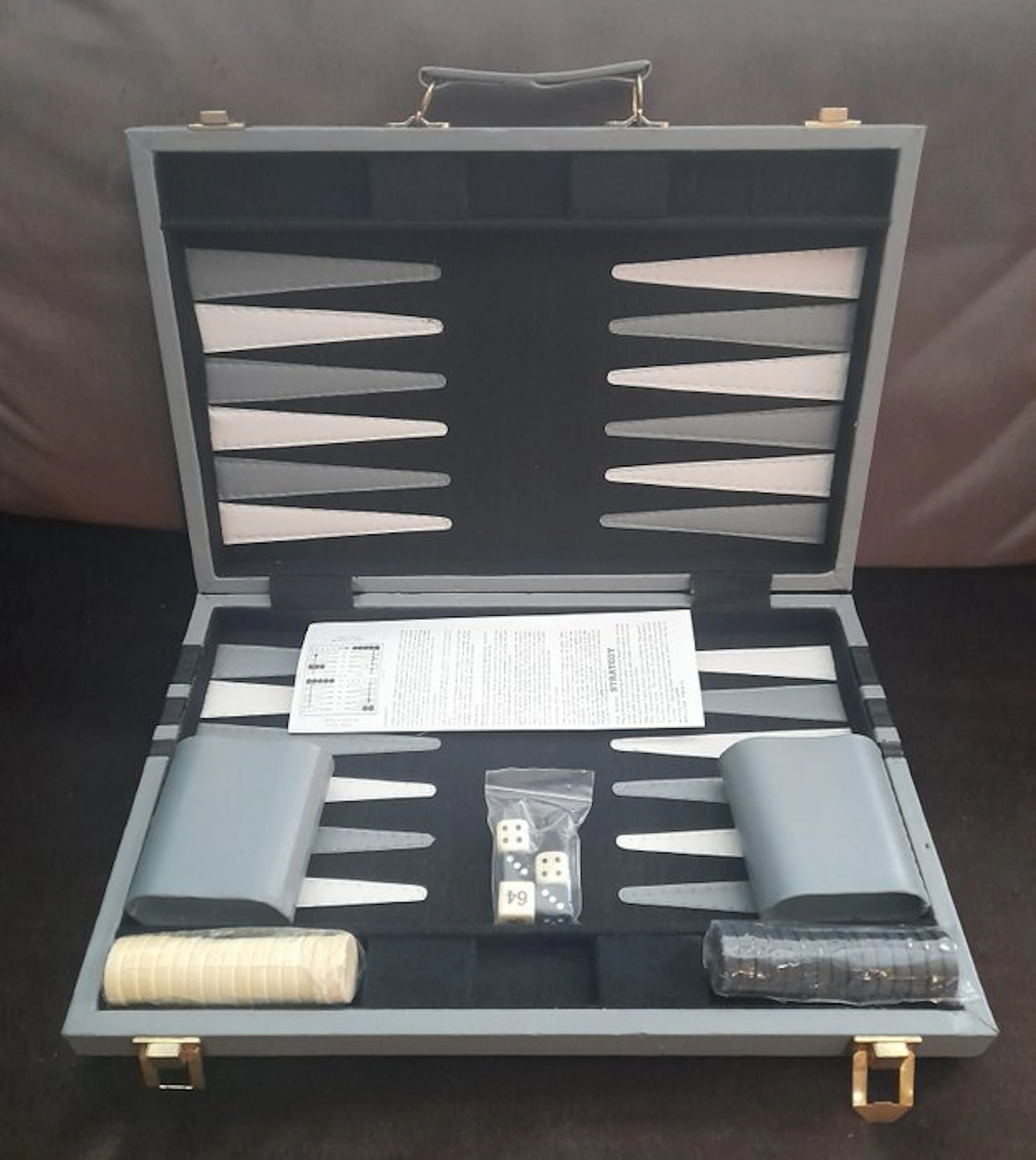 Board game - Backgammon - Leather