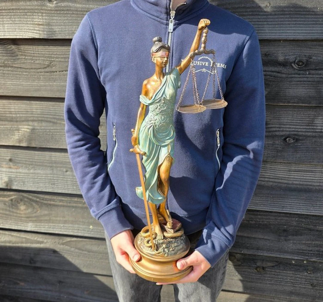 Statue, XL Lady Justice - 53cm - 53 cm - Resin