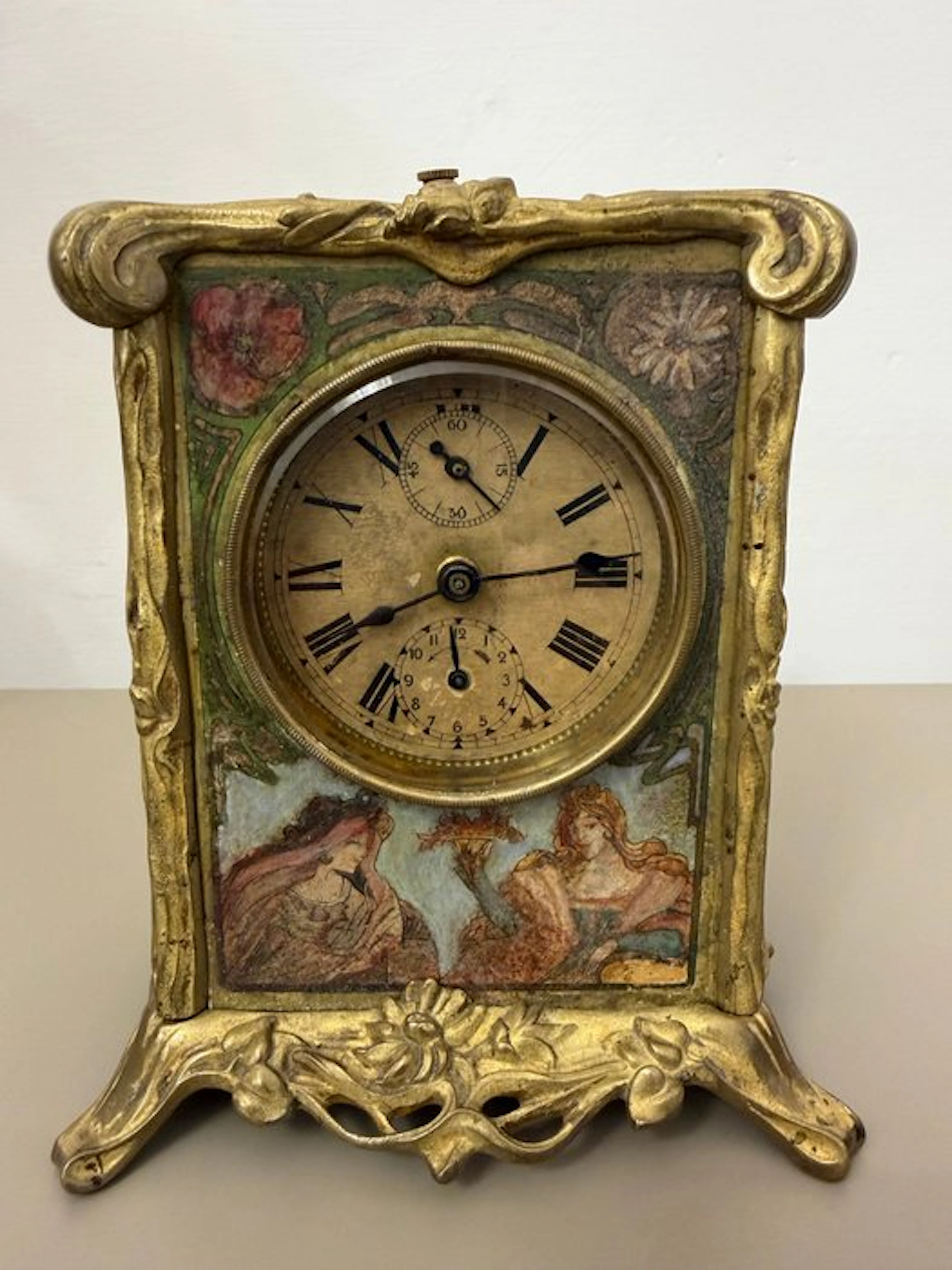 Alarm clock - - Gilt brass - 1910-1920