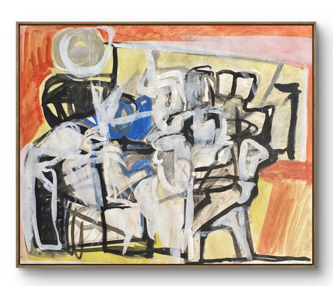 Marcus de Vestele (1941-2024) - Grande composition Cobra...