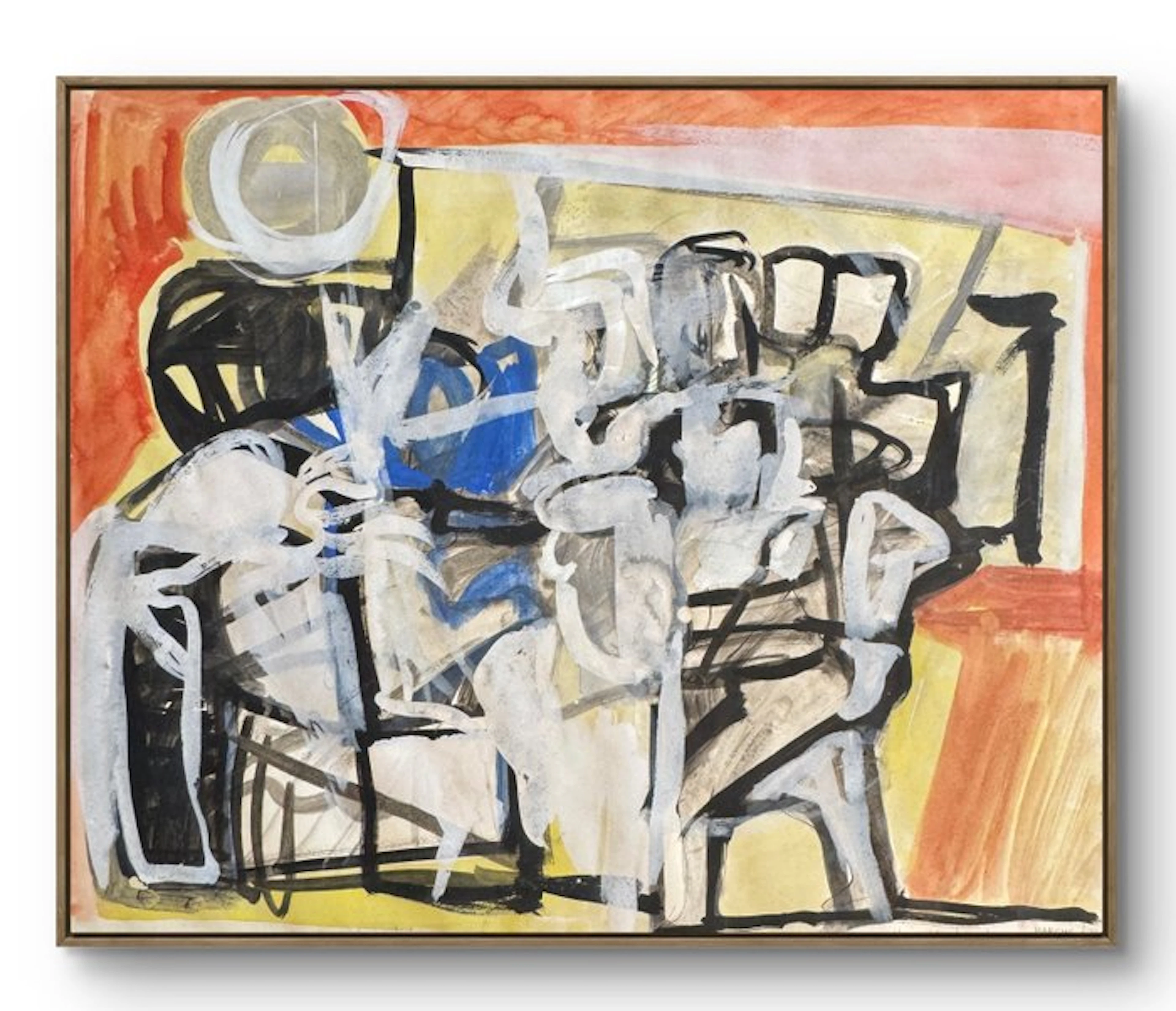 Marcus de Vestele (1941-2024) - Grande composition Cobra...