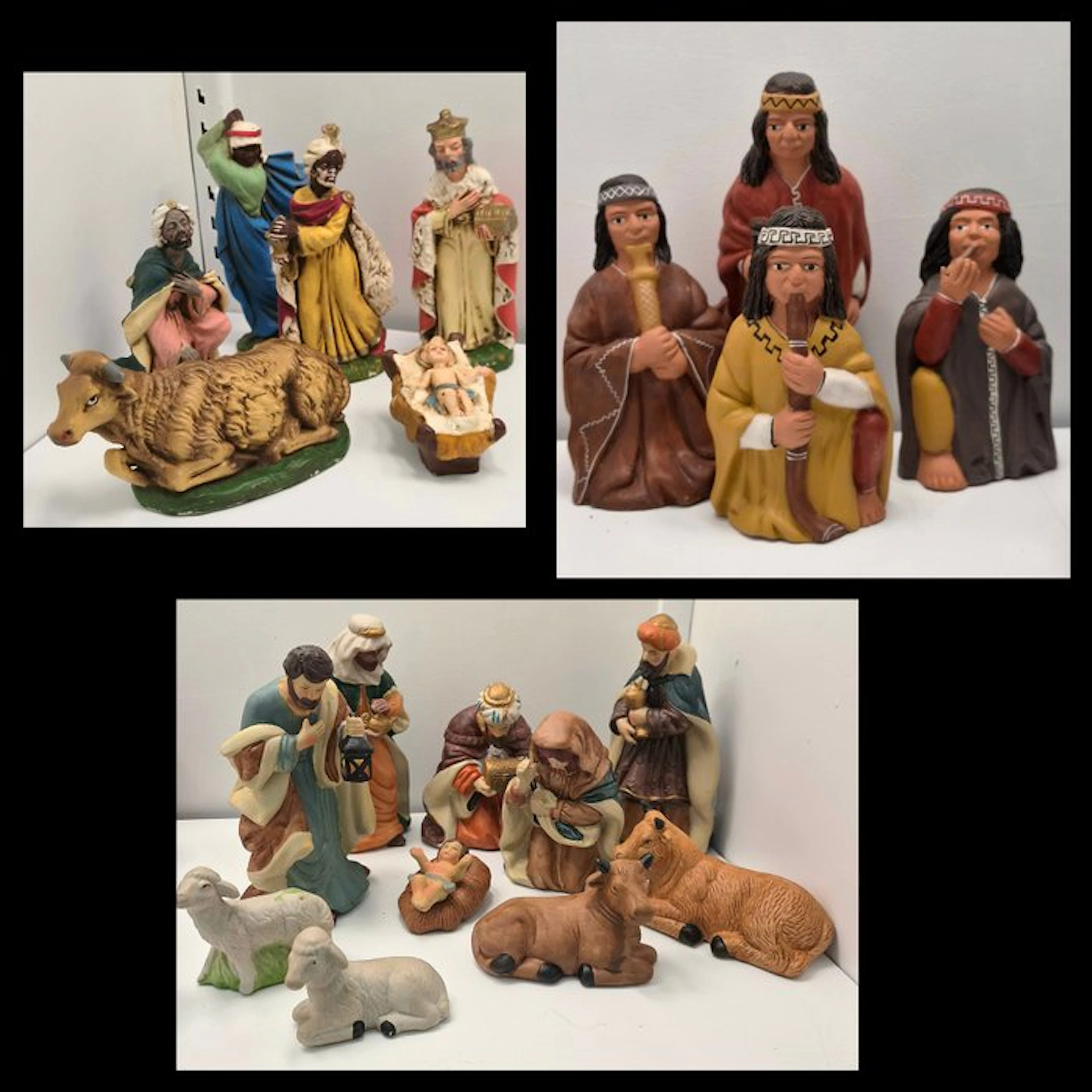 Christmas figurine (20) - Ceramic, Pottery, Paper