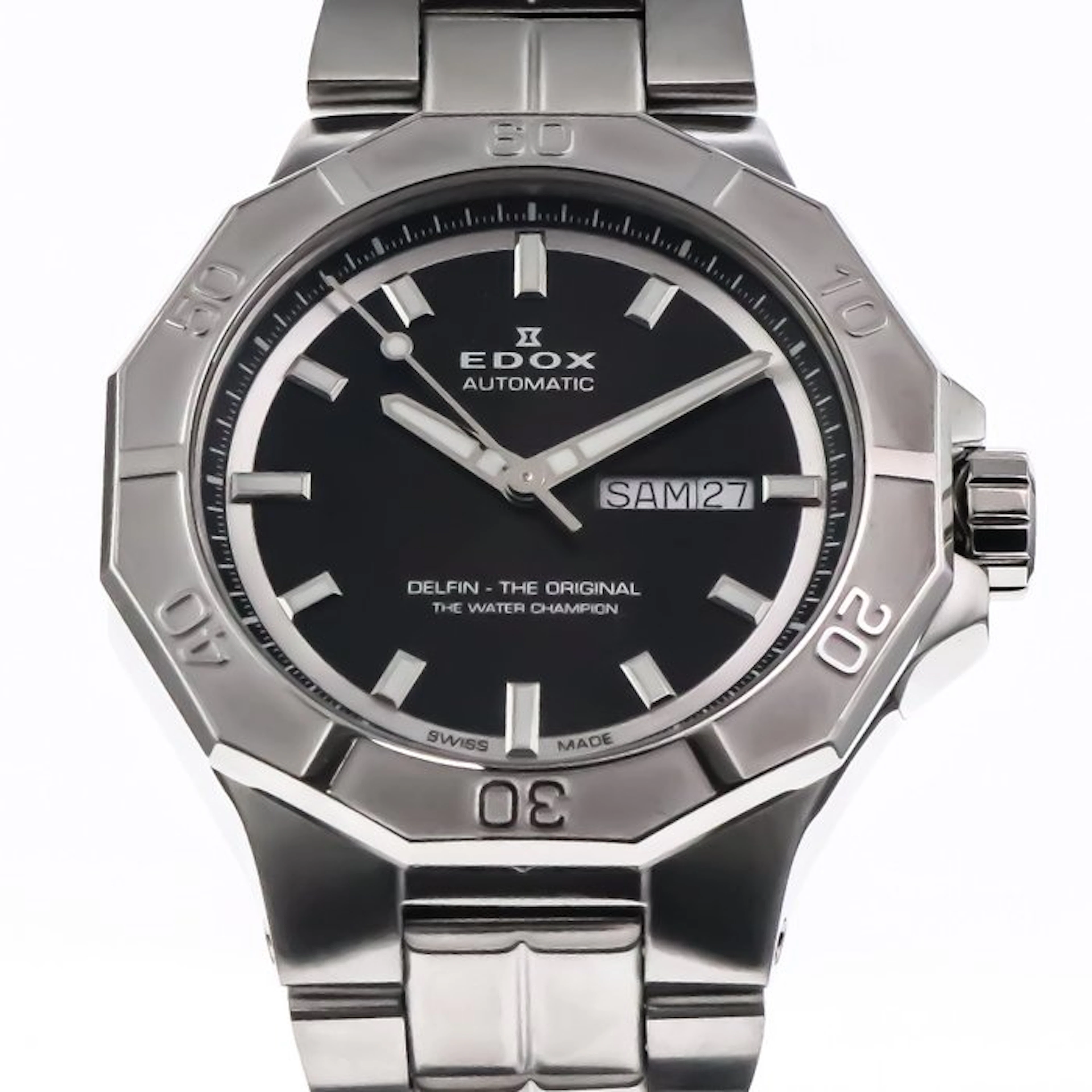 Edox Delphin The Original - Swiss Made Automatic Watch...