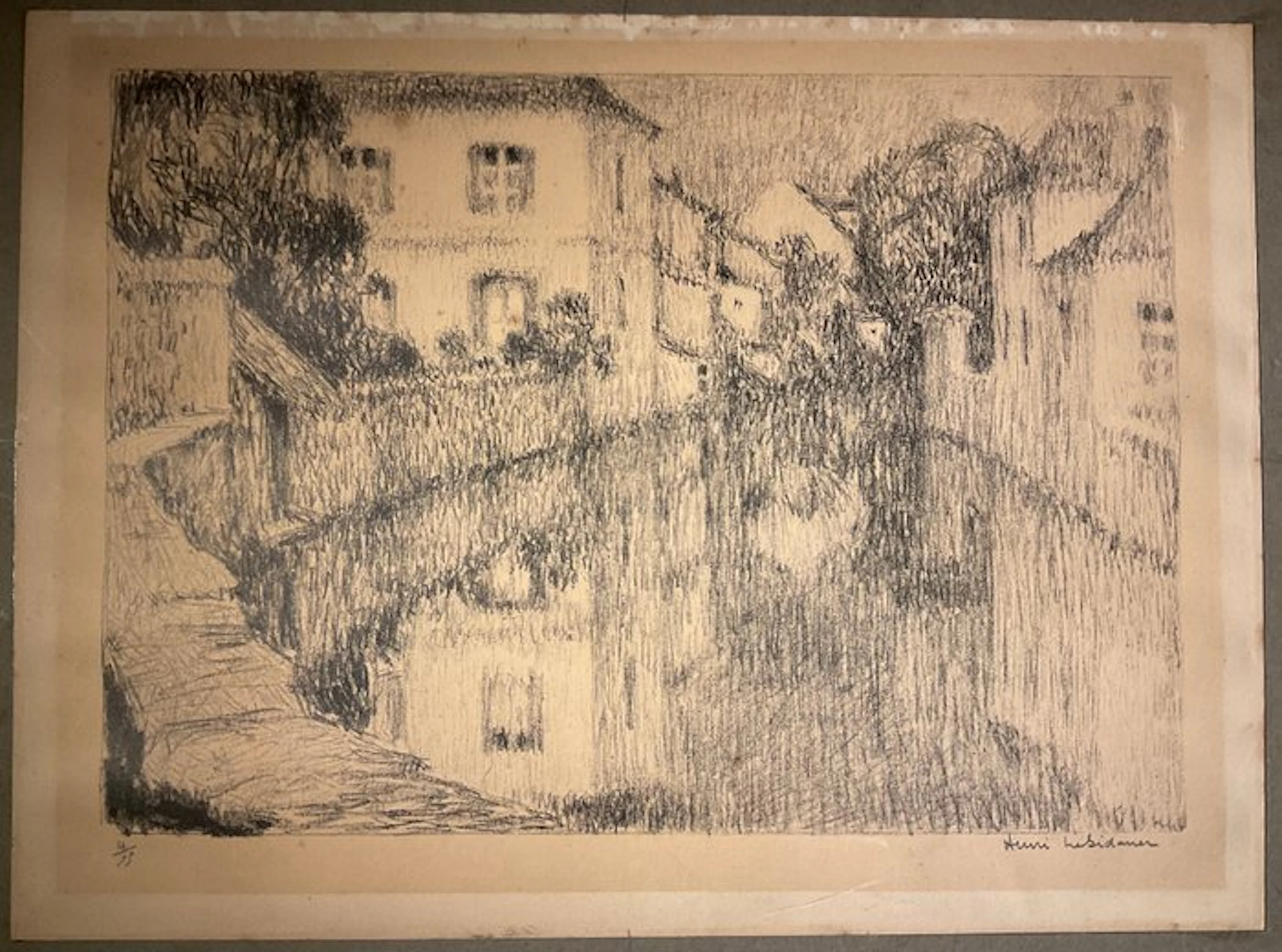 Henri Le Sidaner (1862-1939) - Maisons sur la Rivière
