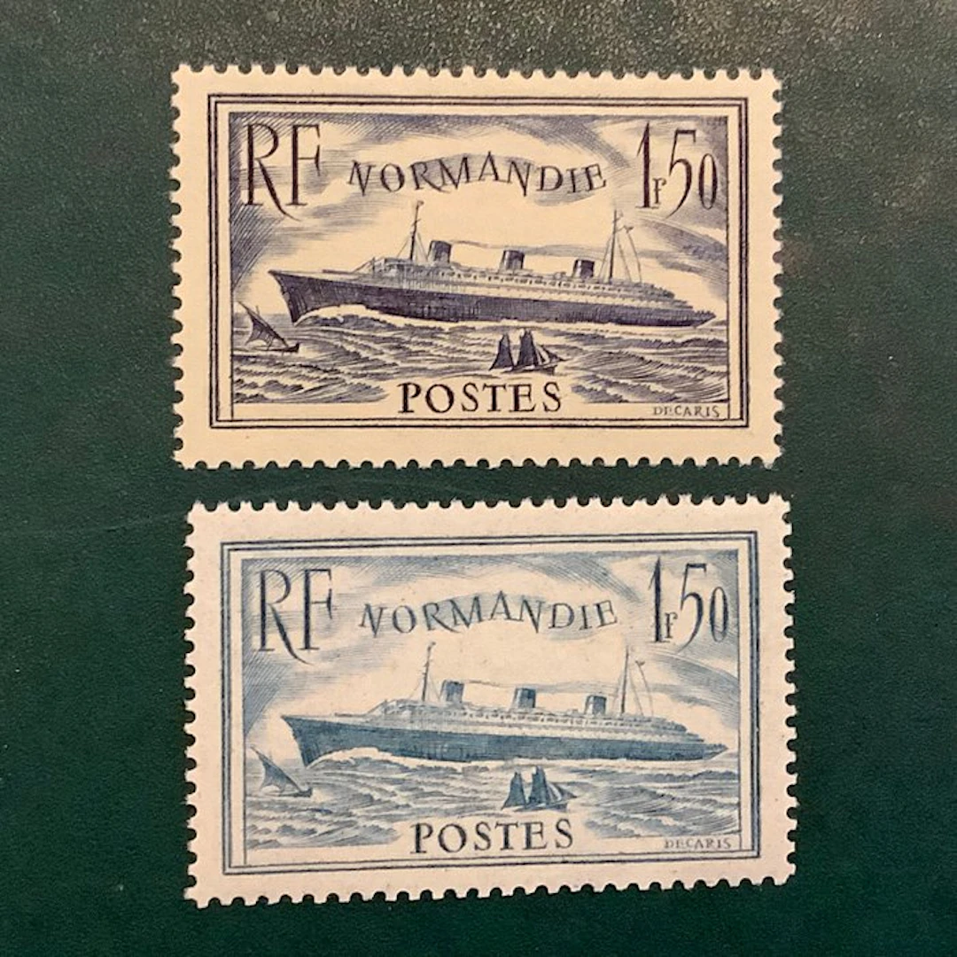France 1935 - Normandy centered in both shades - MNH - Yvert 299/300