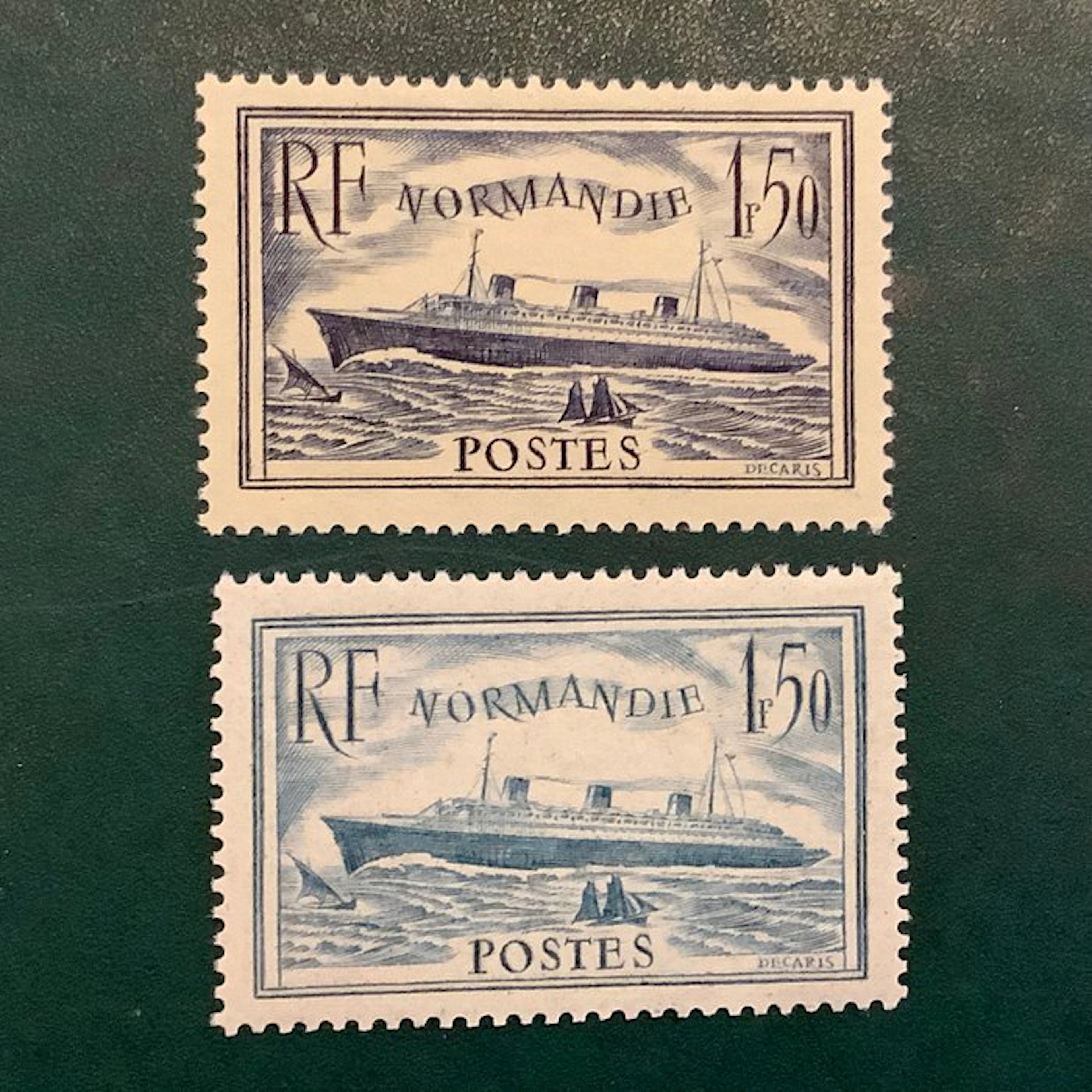 France 1935 - Normandy centered in both shades - MNH - Yvert 299/300