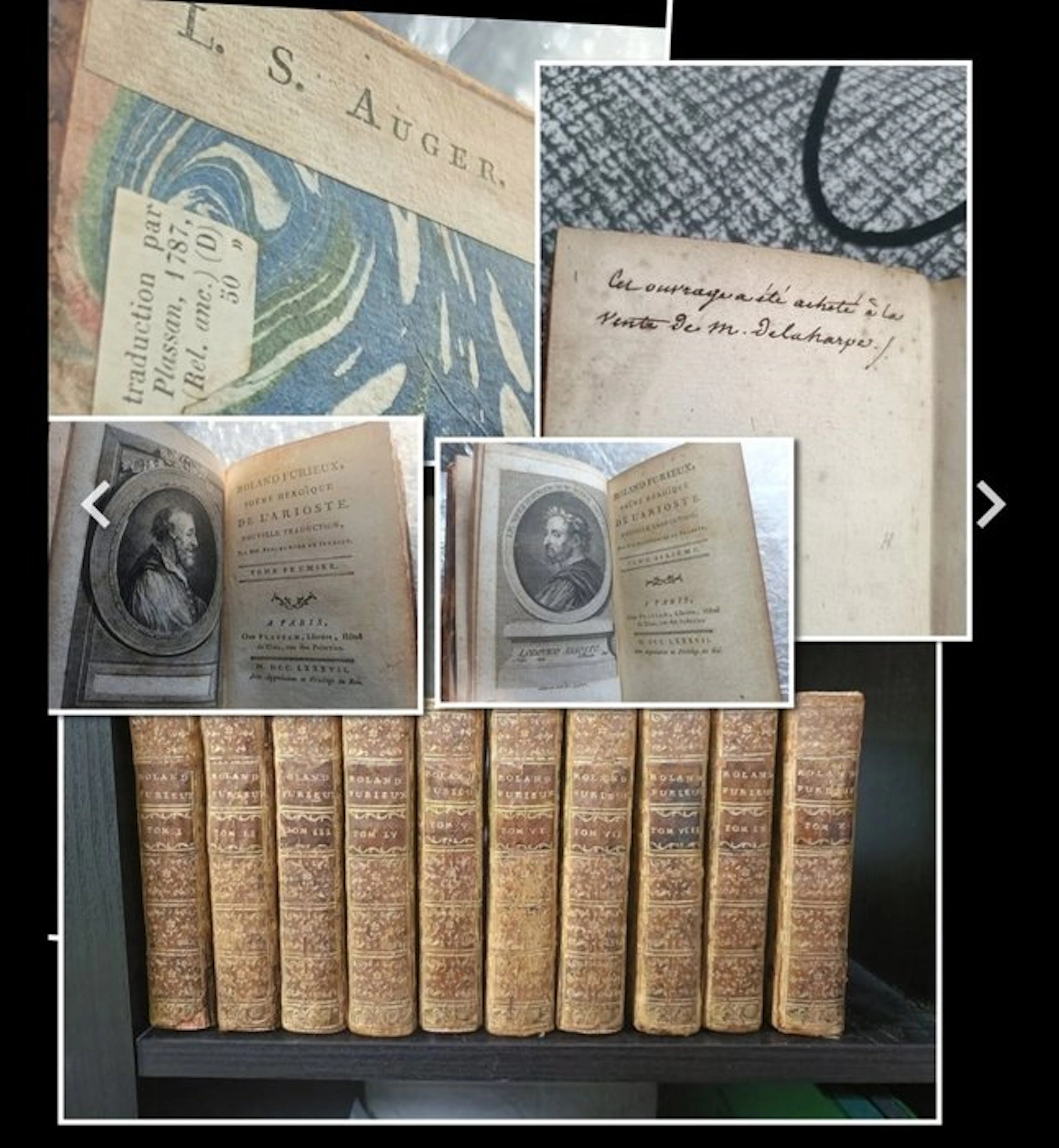 Lodovico Ariosto - Roland Furieux - 10 Vol