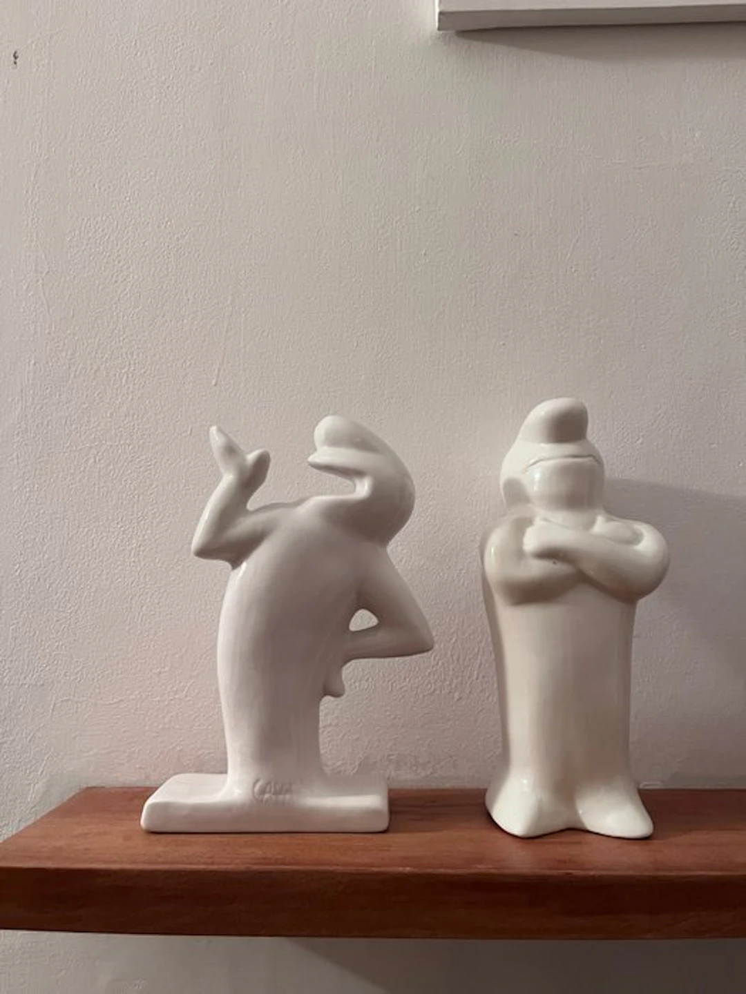 Lagostina - Osvaldo Cavandoli - Sculpture, La linea - 20 cm - Ceramic