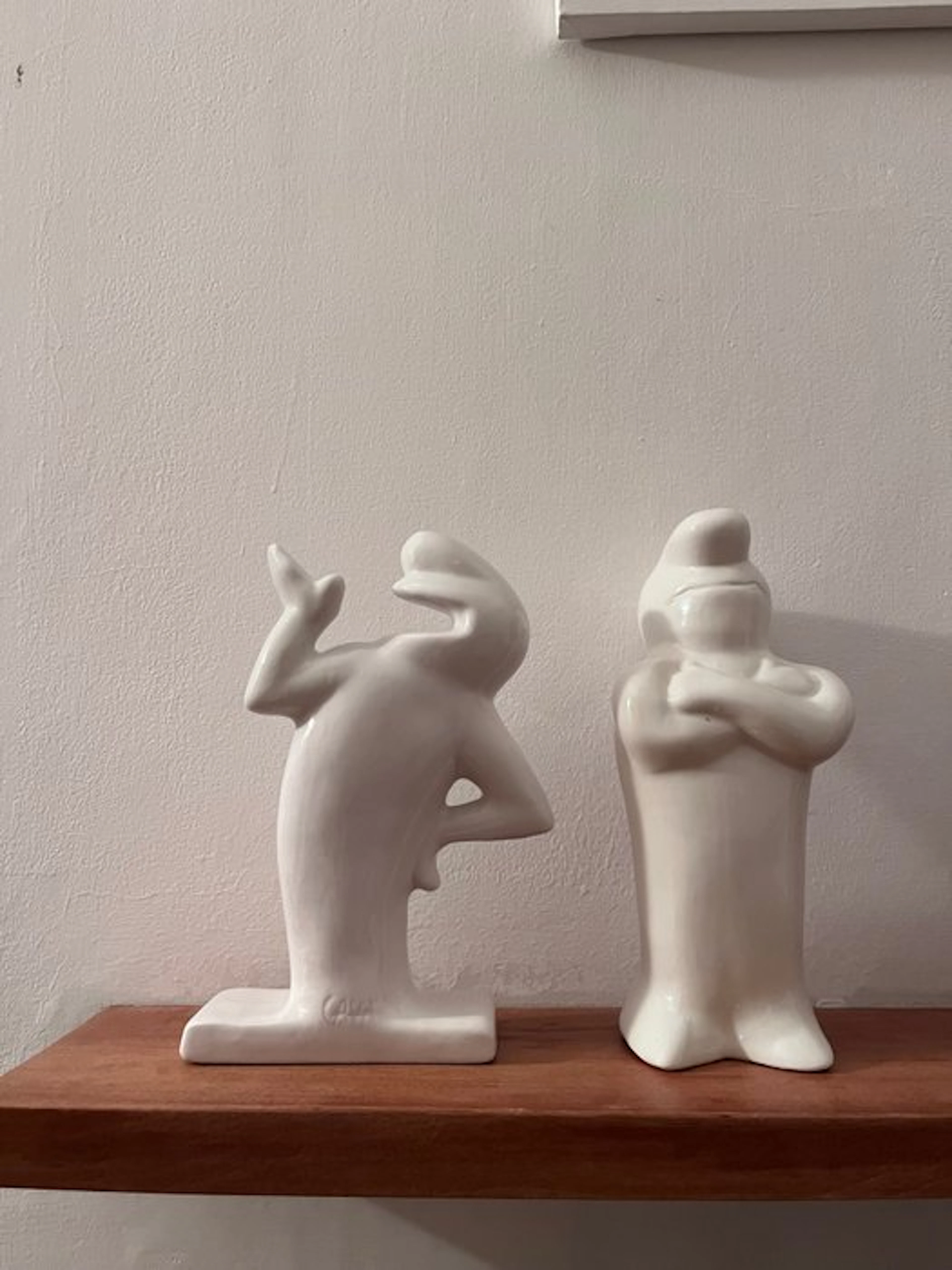 Lagostina - Osvaldo Cavandoli - Sculpture, La linea - 20 cm - Ceramic