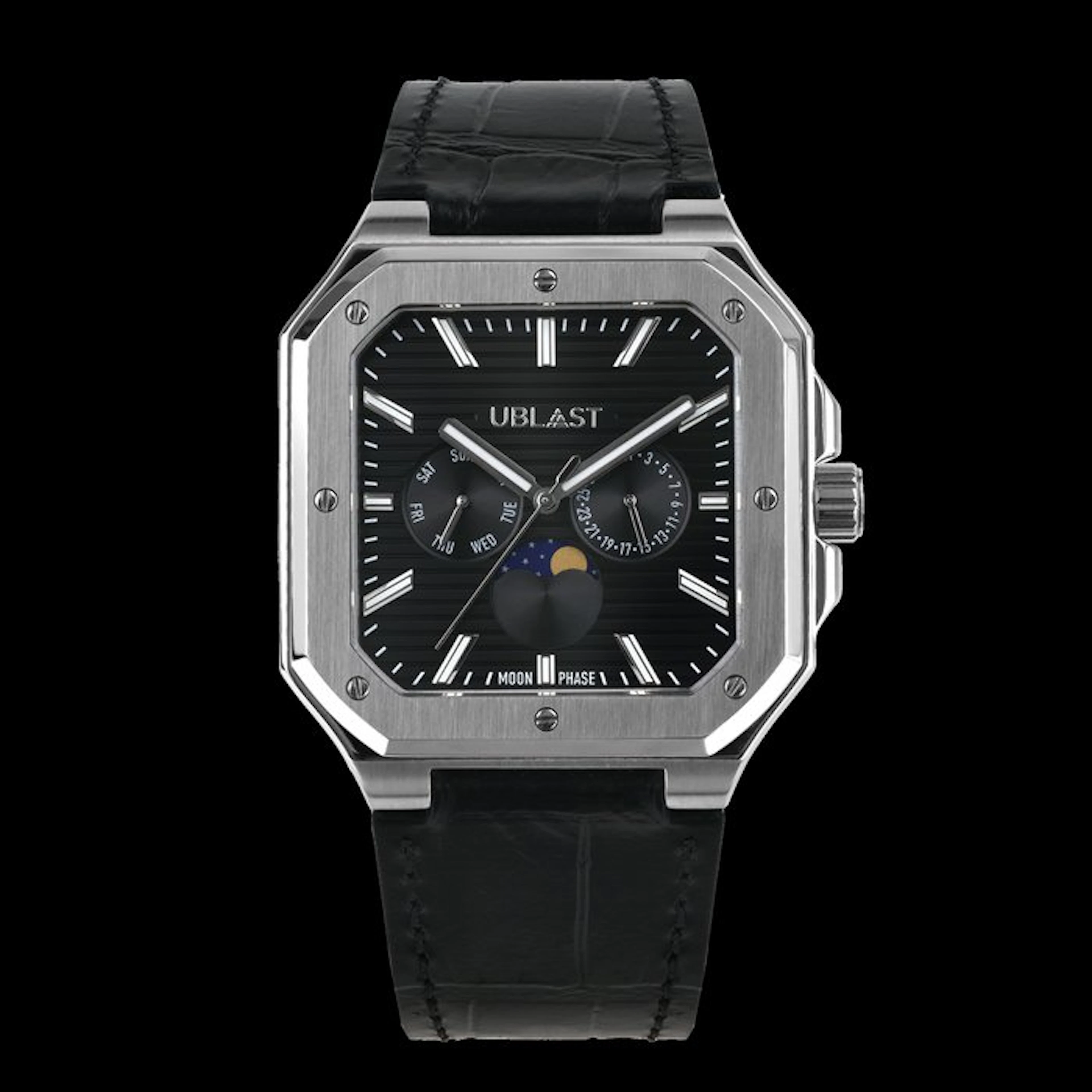 Ublast - Square - Moonphase Calendar - REF.UBSQML44BK - Ltd