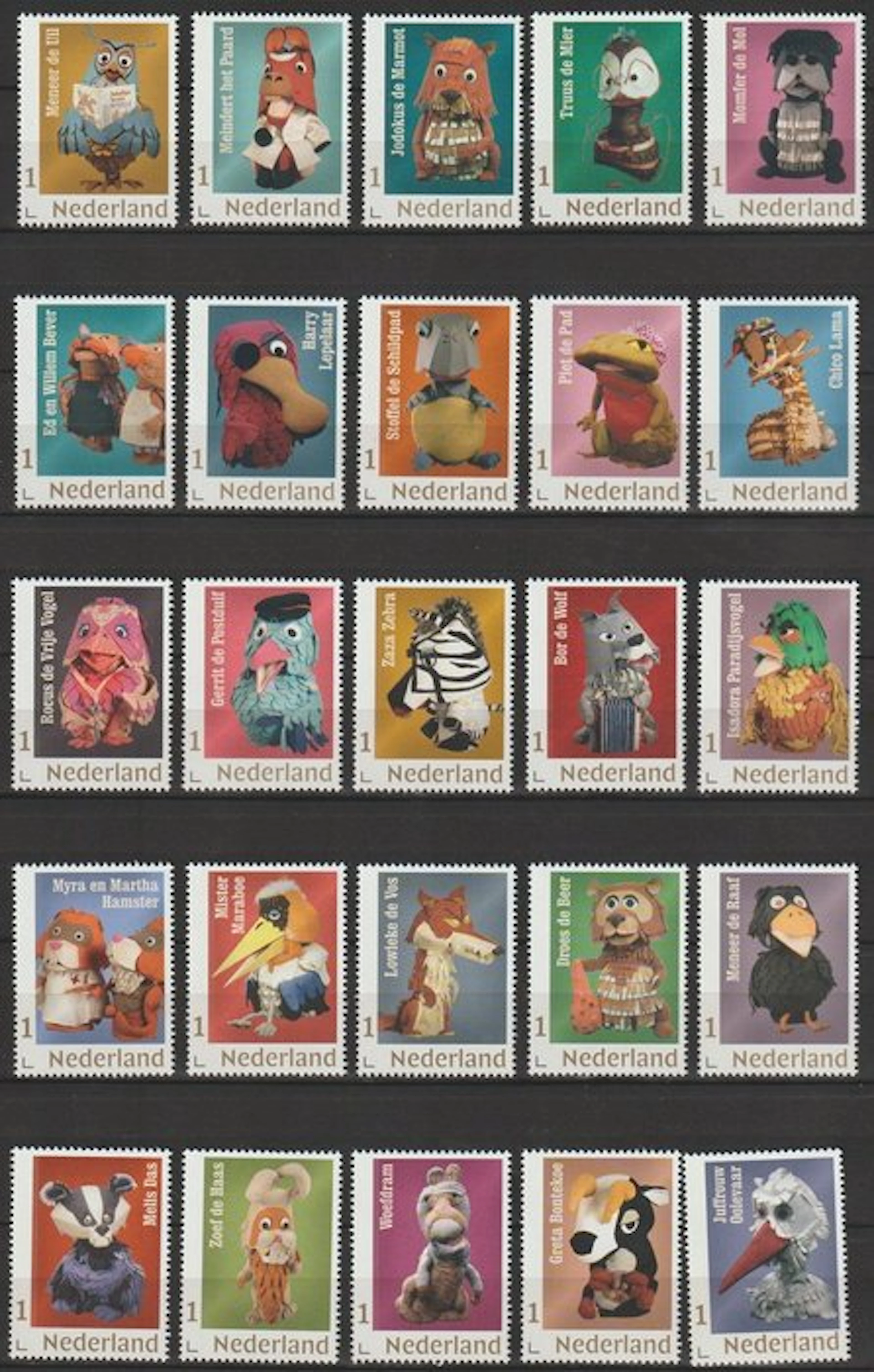 Netherlands 2018 - Complete series of De Fabeltjeskrant