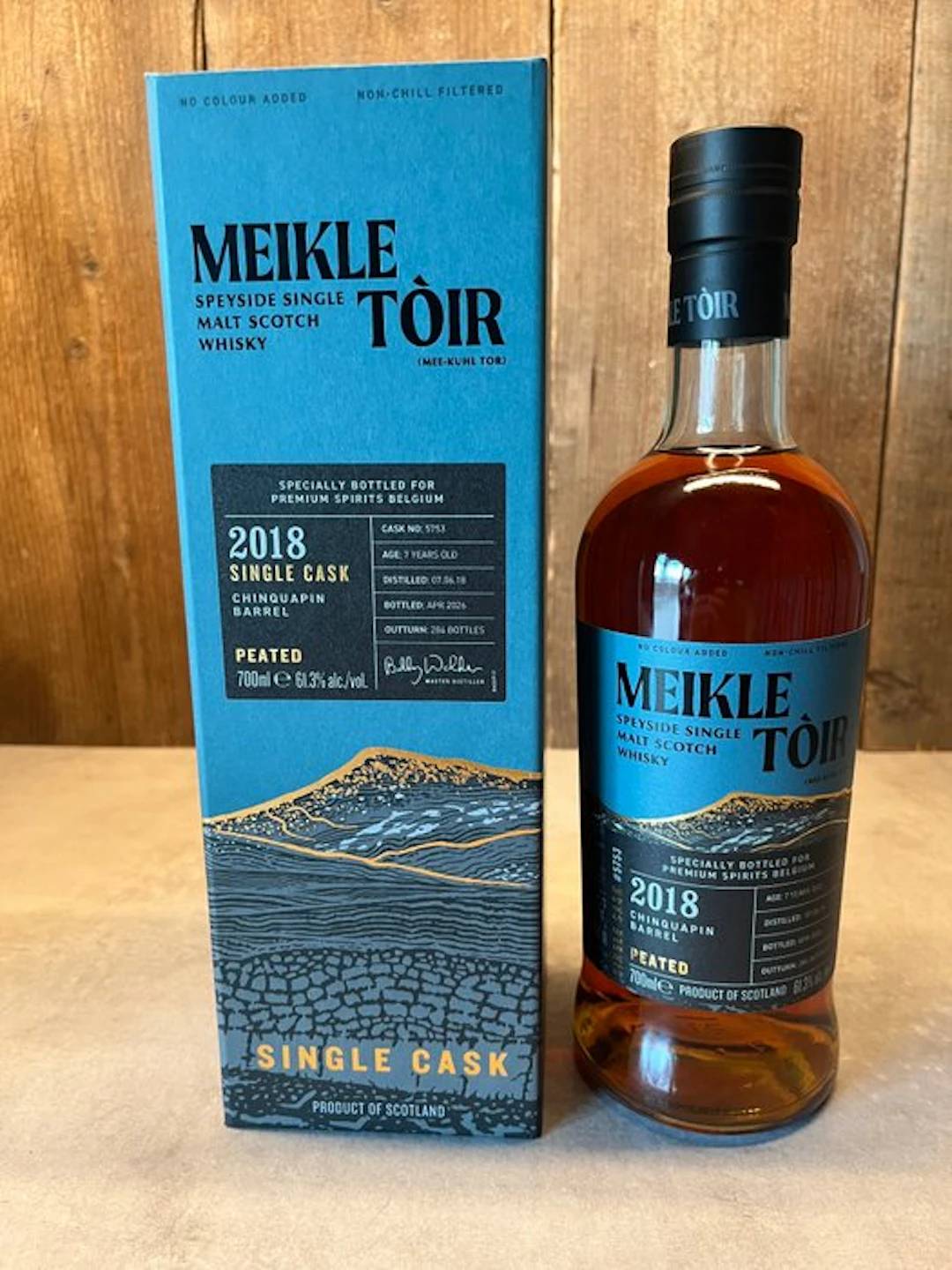 Meikle Tòir 2018 7 years old Peated - Chinquapin Barrel No
