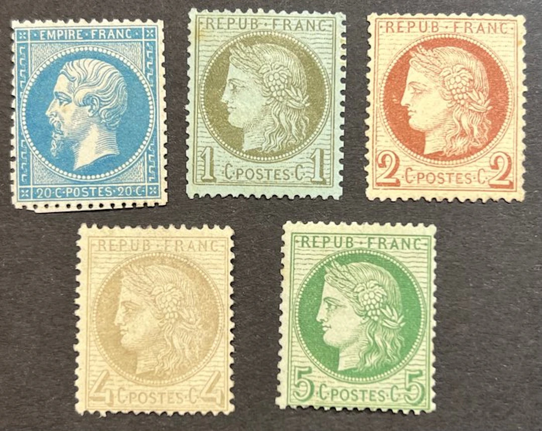 France 1862/1872 - France: a lot of classic Napoléon and Cérès