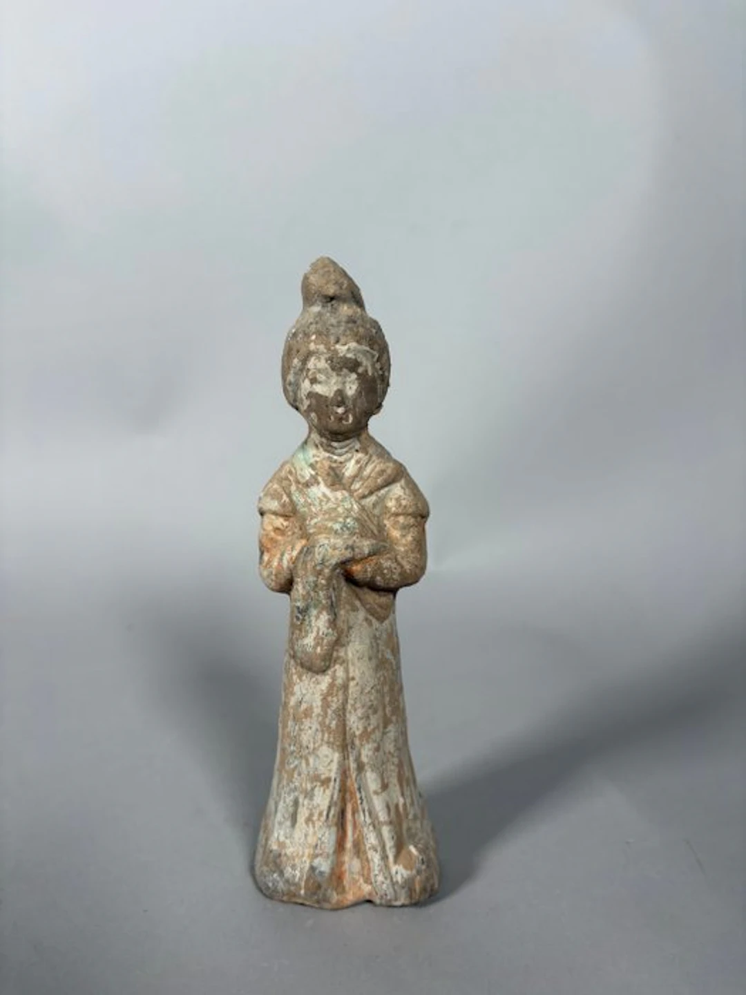 Ancient Chinese, Tang Dynasty Terracotta Mingqi - 21 cm